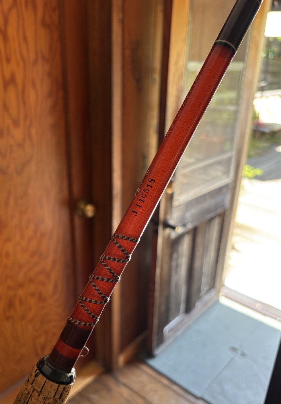 Vintage Fenwick PLS75 7 1/2′ Fishing Rod/Pole With Hard Carrier