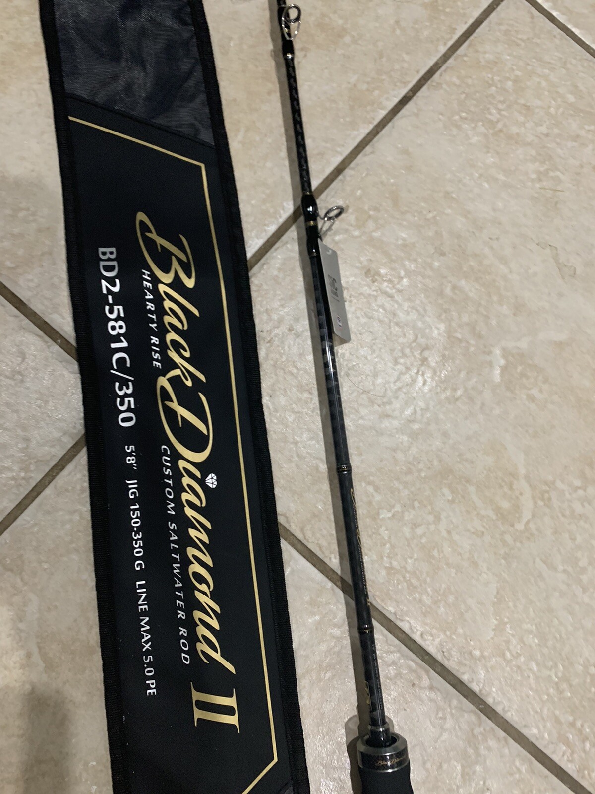 TOKAYO HEARTY RISE BLACK DIAMOND II JIGGING CONVENTIONAL ROD. 350gr.