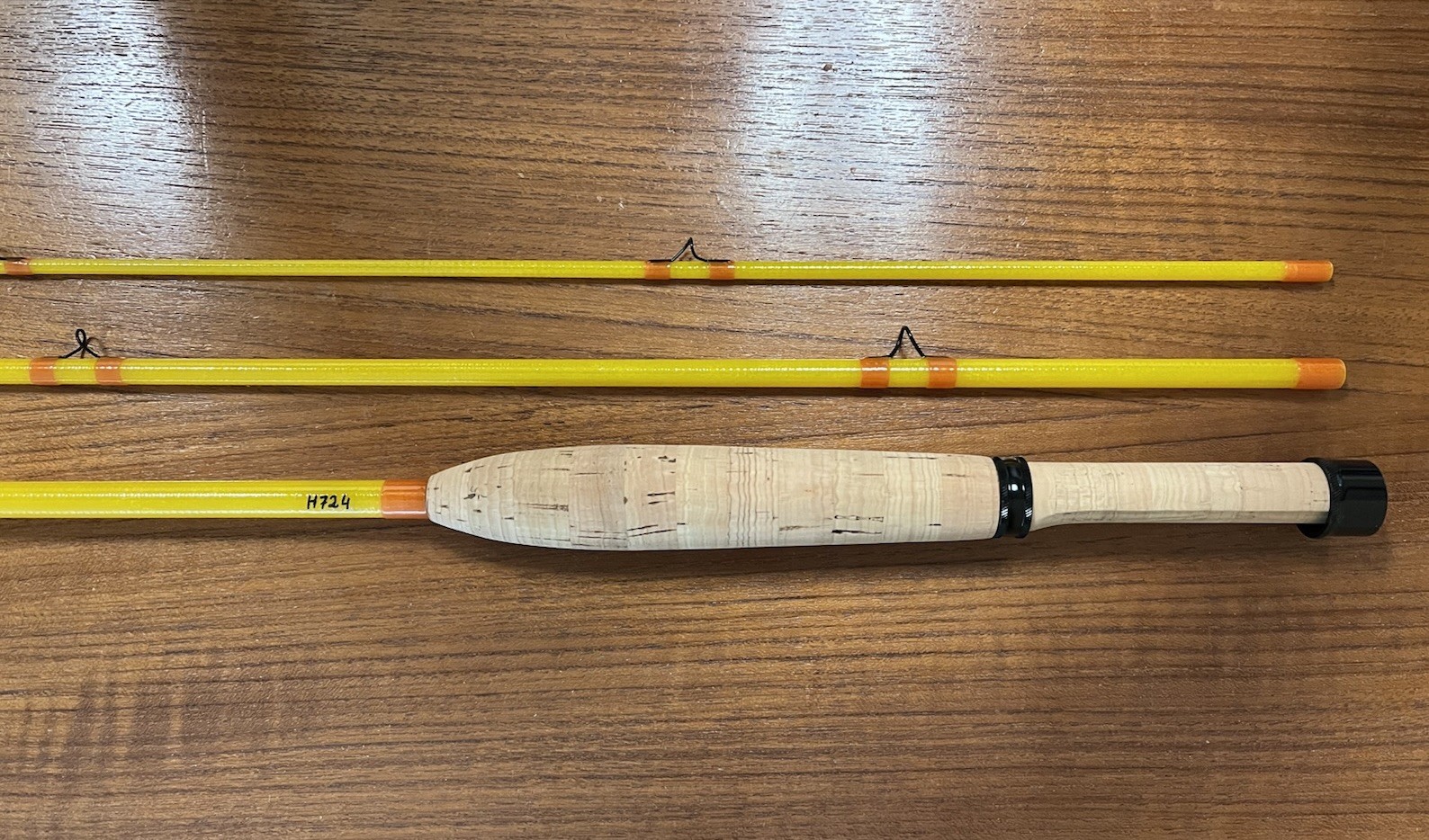 James Green Fiberglass Fly Rod Heritage Trout Series 7’2” 4wt