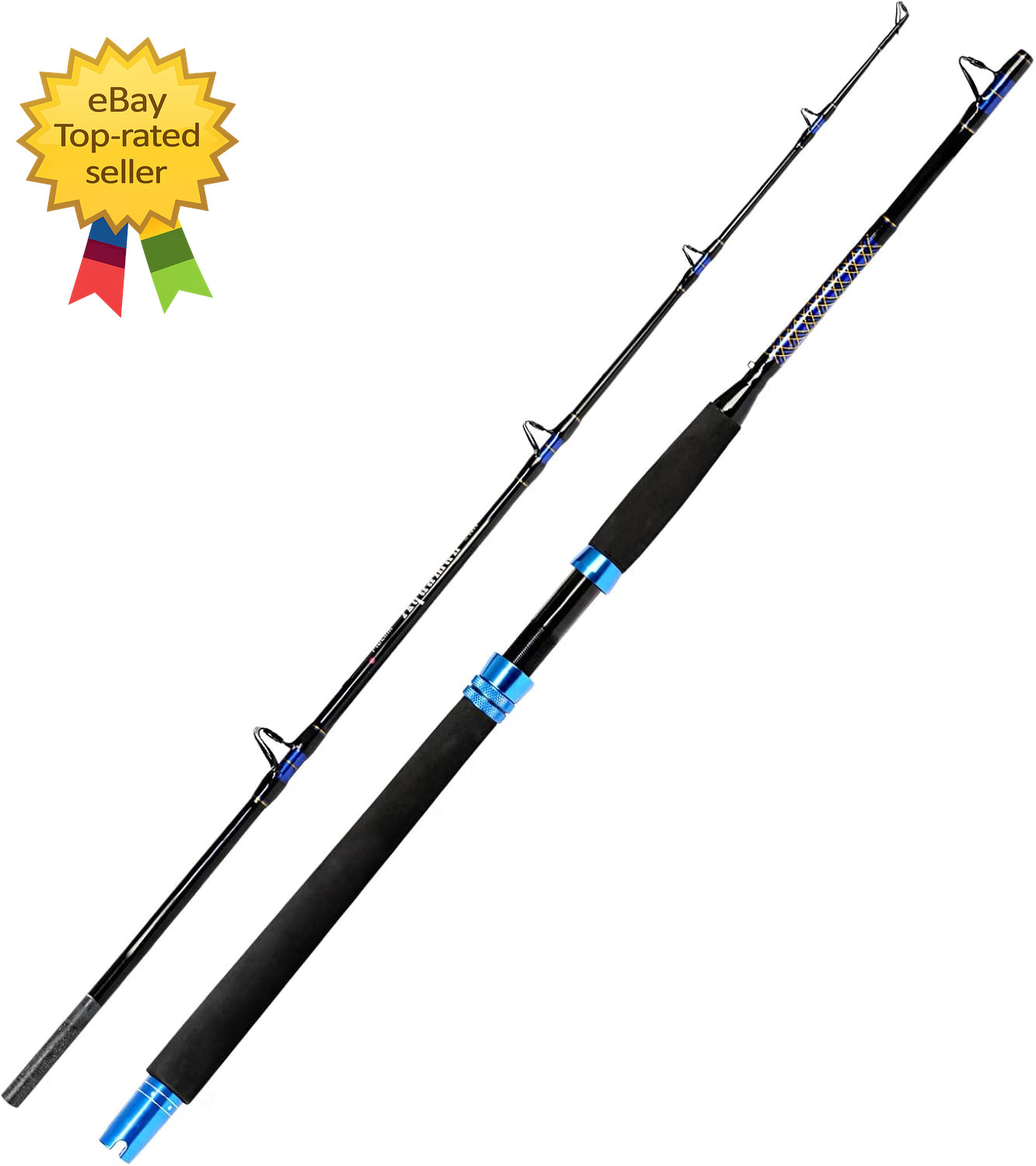 6Ft Saltwater Offshore Graphite Spinning Fishing Rod 30 50Lb Heavy Duty Rod