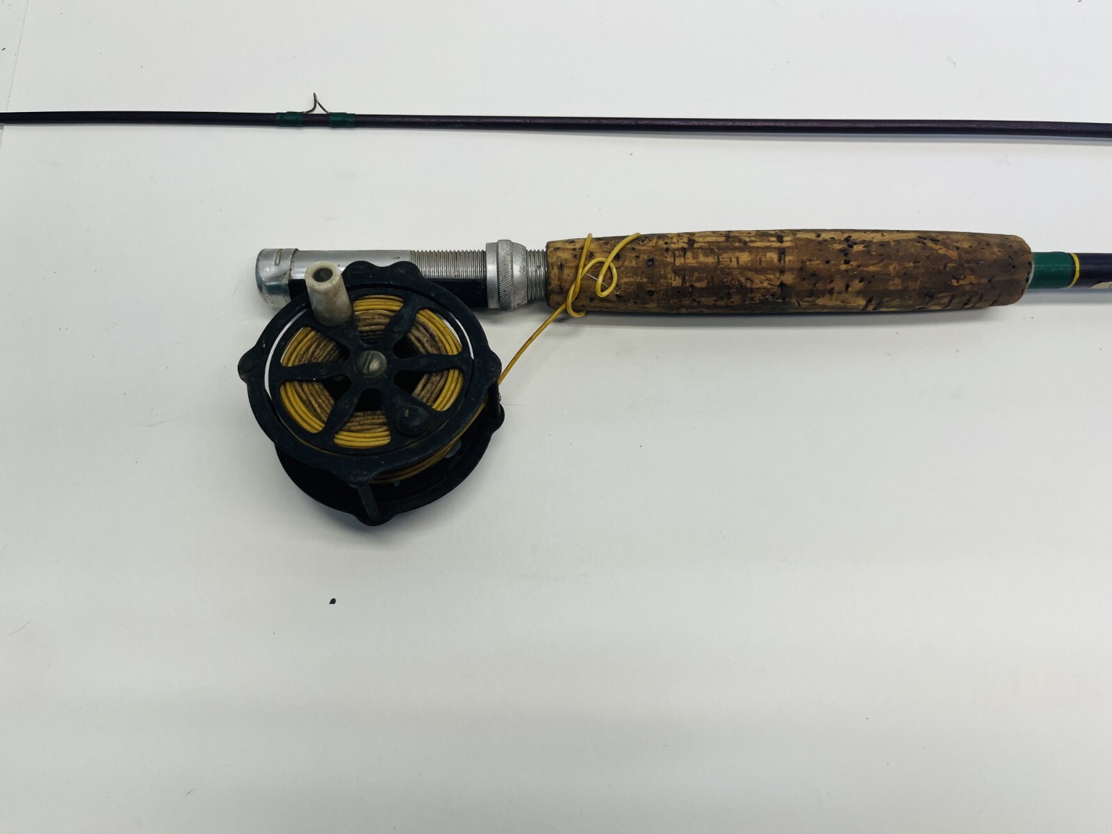 VTG St Croix Chippewa 8 Foot Rod &Reel Fly Fishing Pole Fiberglass – Cork Handle