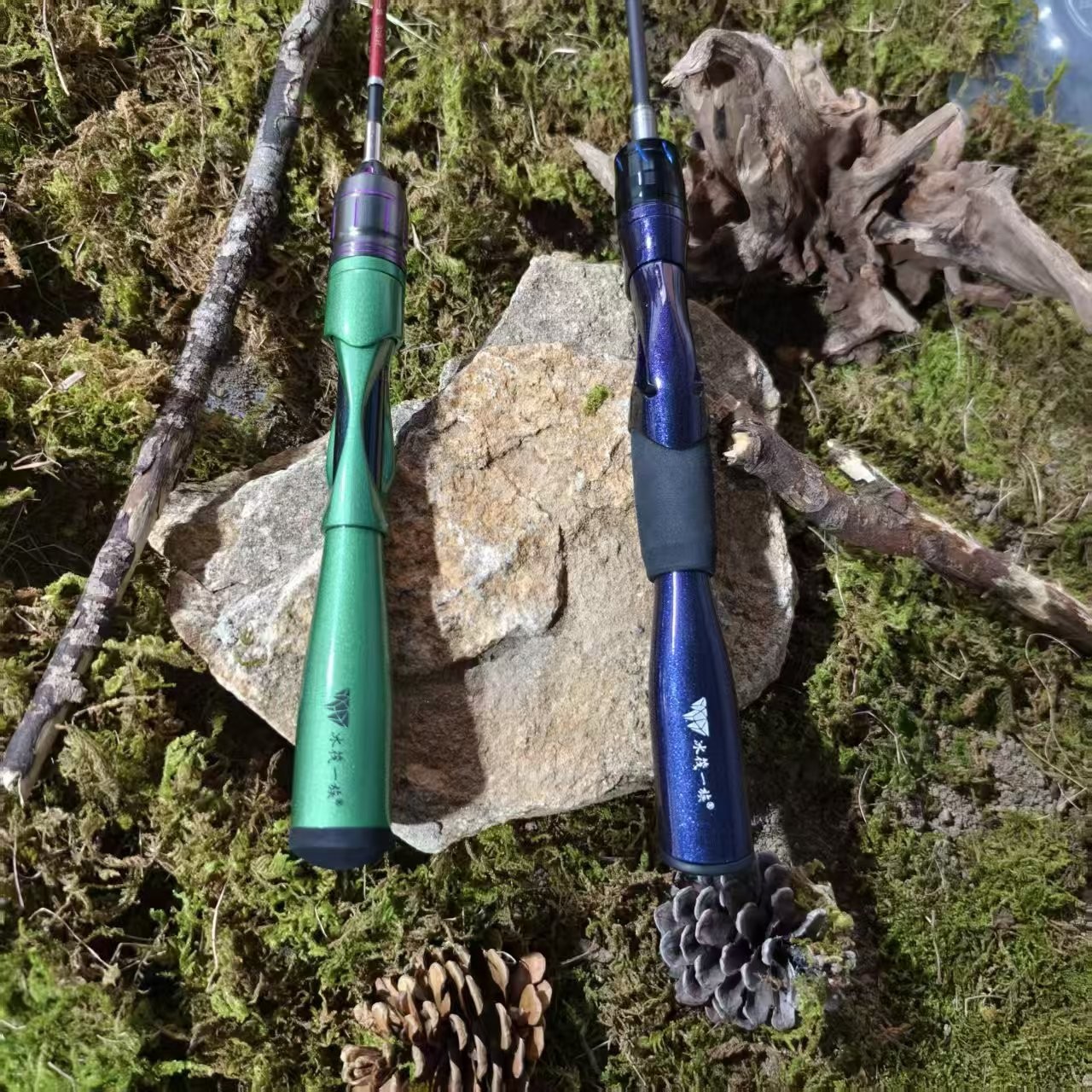 1Pcs Ice fishing Rod Short Section Fishing Rod 52cm/60cm Winter Fishing Rod