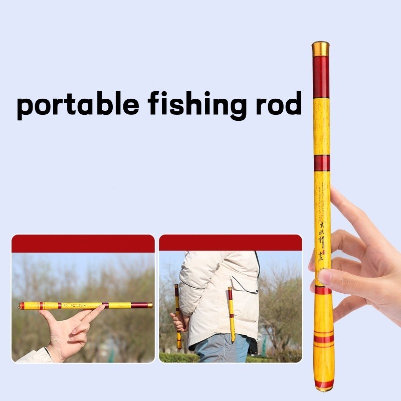 Carbon Fiber Fishing Rod Telescopic Ultra-light Hard Pole Stream Rods 1.8m-5.4m