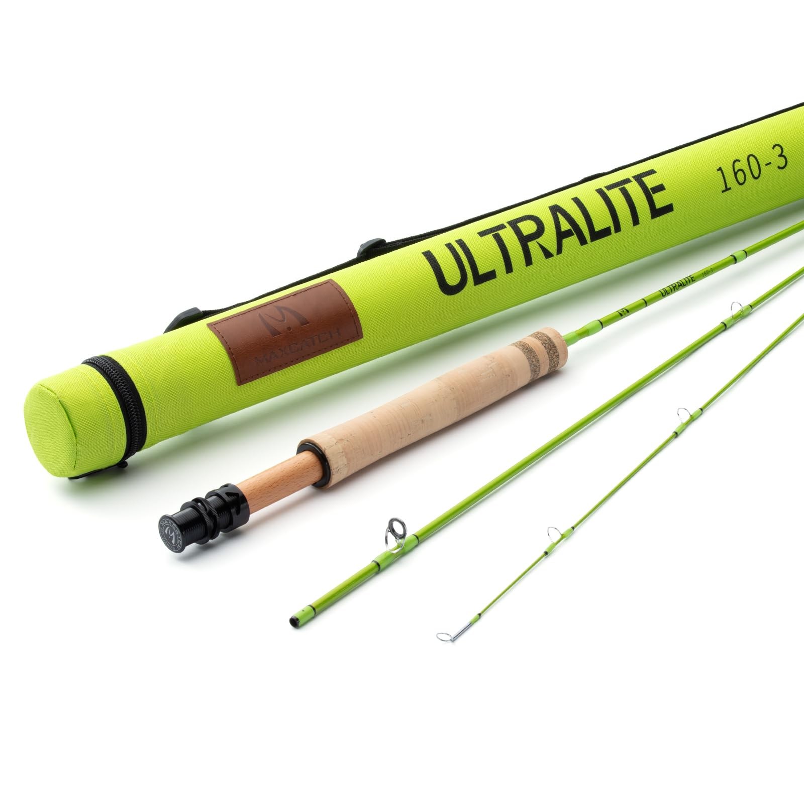 M MAXIMUMCATCH Ultralite X Fly Fishing Rod 6ft 1wt 3pc Cork Handle