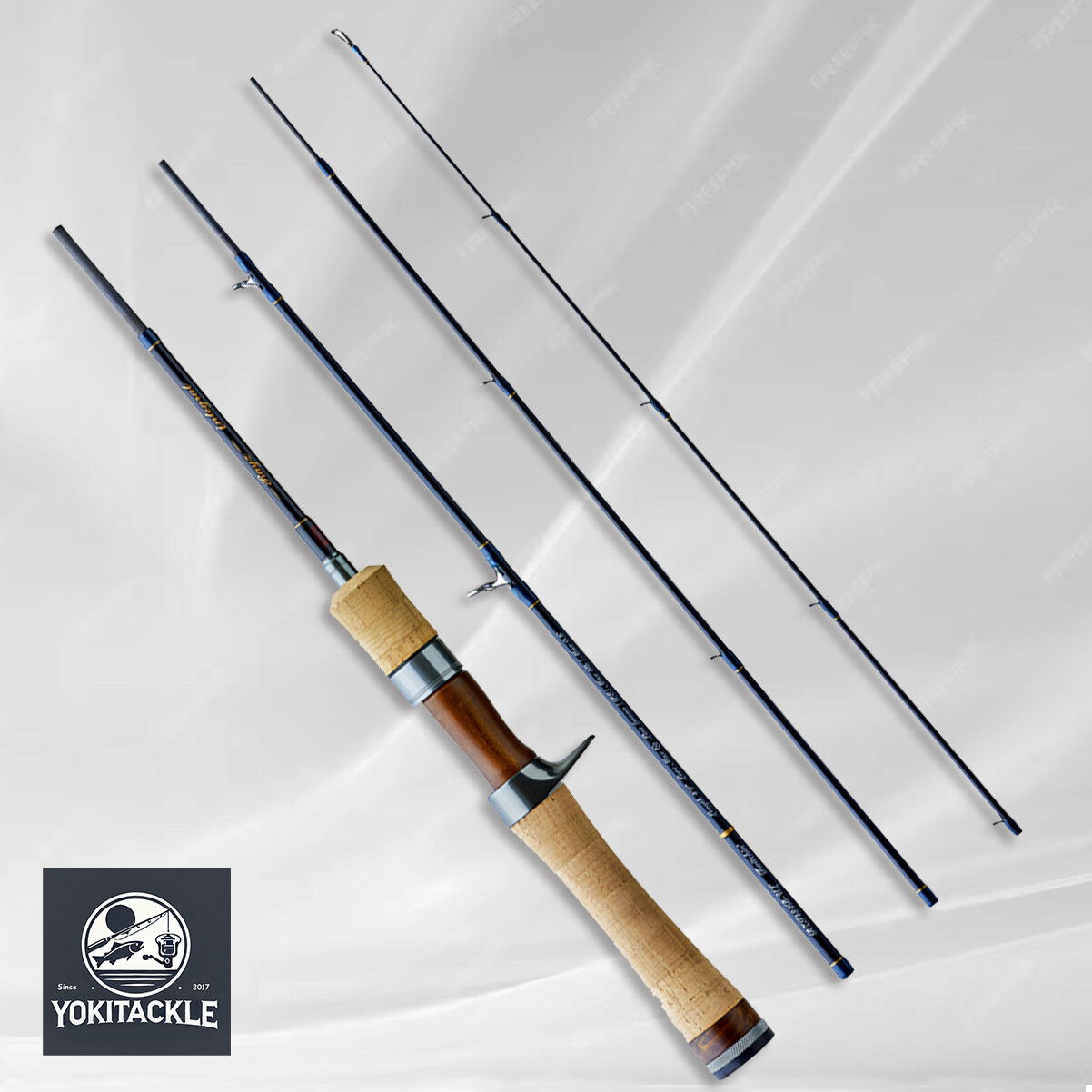 Tenryu 23 Rayz Integral RZI484B-UL 4 Piece Baitcasting Rod for Trout