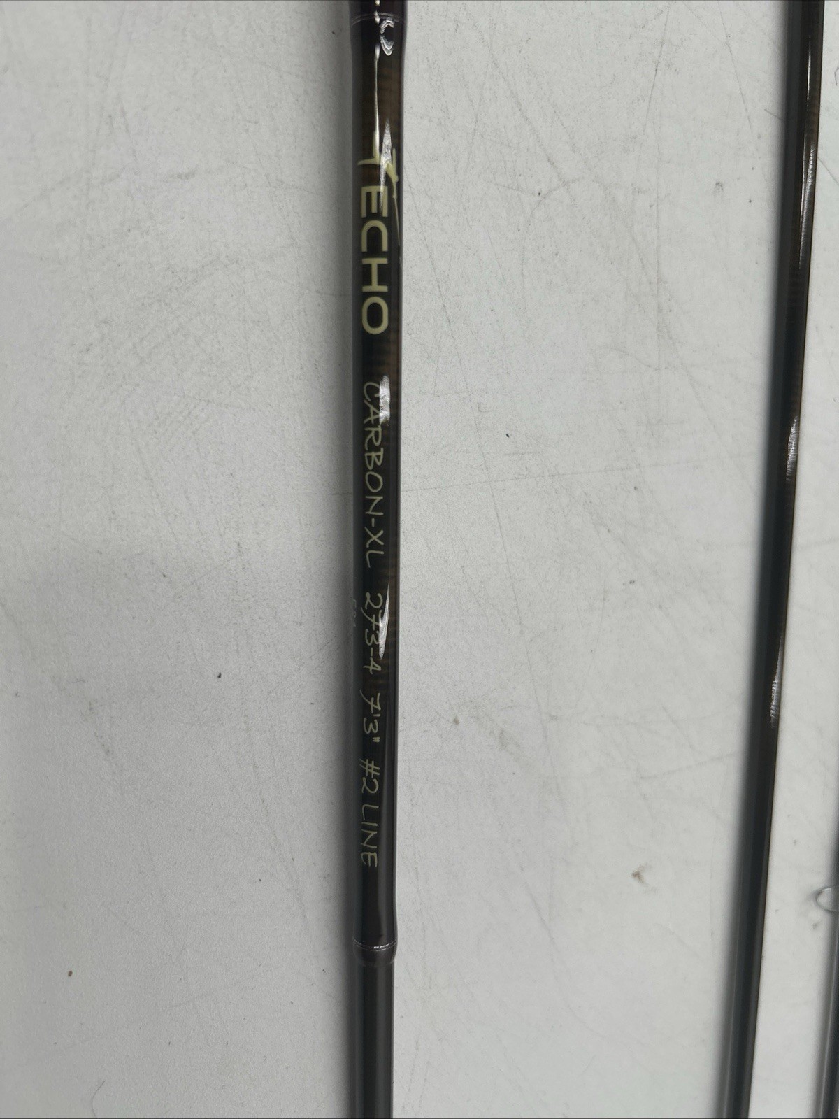 Echo Carbon XL 273-4 Fly Rod – 7’3″ – 2wt – 4pc – Casing Slight Damage, Zipper