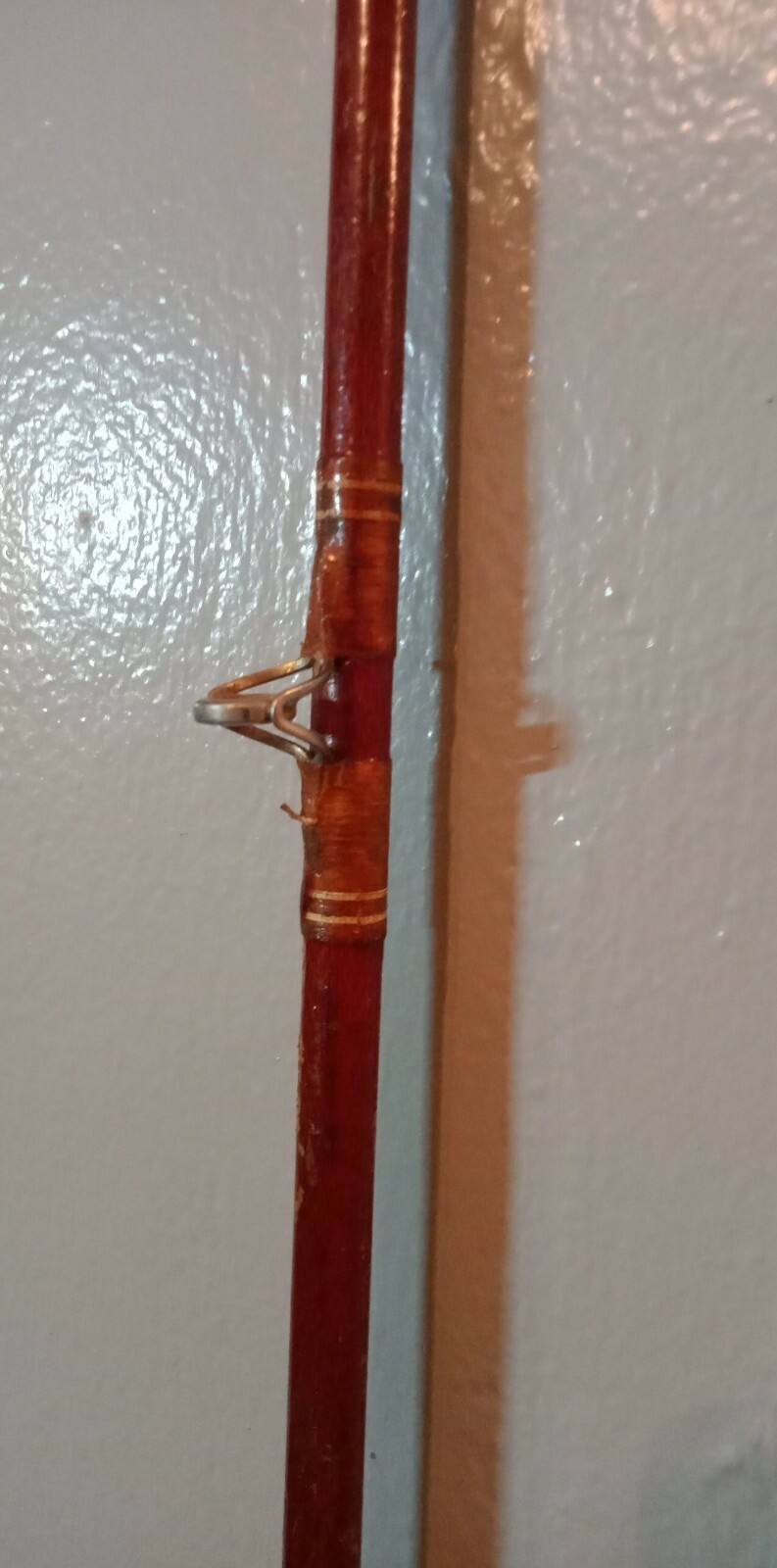 Fishing Rod St Croix Fiberglass Double Power Pflueger Rocket Reel (Tip Broken)