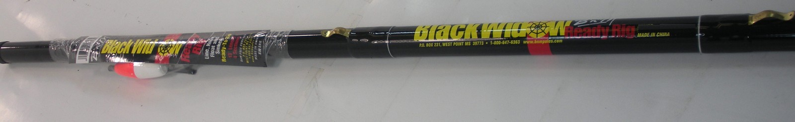 B & M BW5RR 16 Ft Black Widow Ready Rig Pole 4 Sections