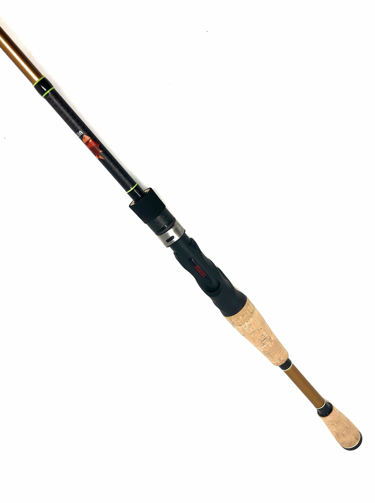 Spinning Fishing Rod 6 Feet Heavy, 1-Piece, Saltwater and Freshwater
