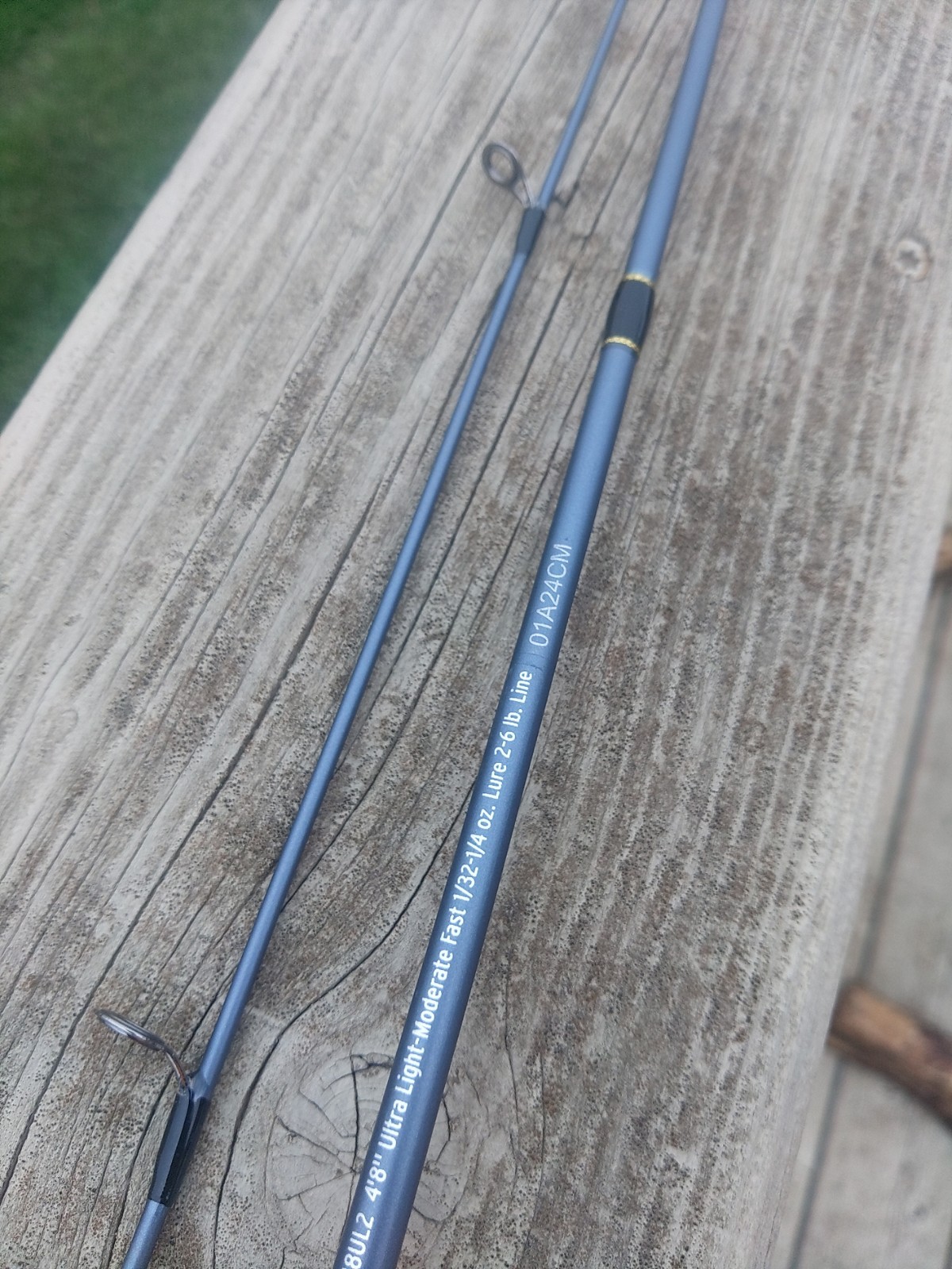 Pflueger President 2 Piece 4’8″ Ultra Light-Moderate Fast Spinning Rod.