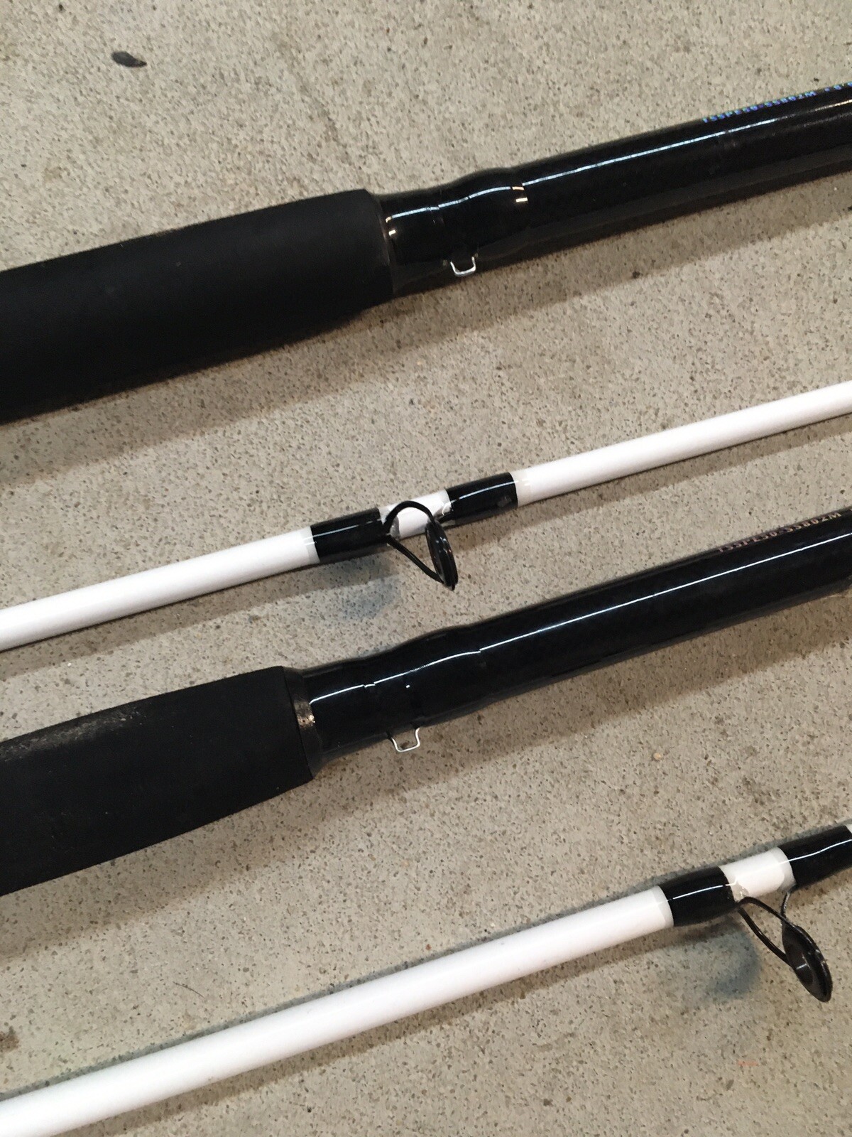 2 TSUNAMI SPEAR Spinning Rods 8’ Medium Fresh/Saltwater Pier Surf 2pc CLOSEOUT