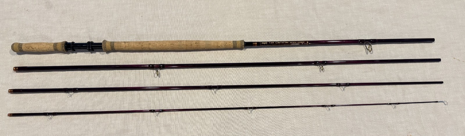 Tfo Fly Rod Deer Creek Series 14′ 0″ 9/10Wt 650-900GR Bag With Case,stain on bag