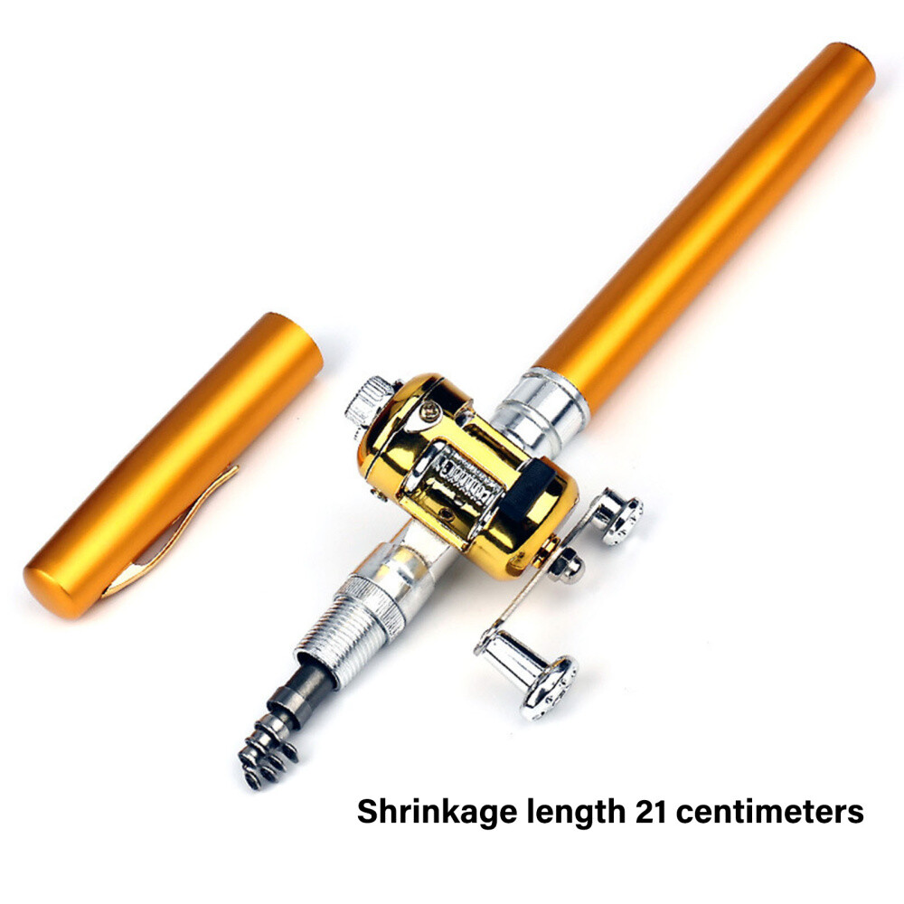 Mini Aluminium Alloy Lure Fishing Rods Stable Lightweight Durable Fishing Pole