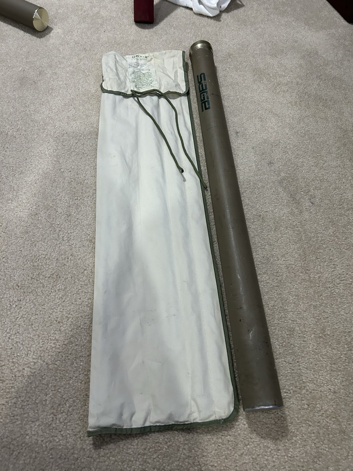 Orvis Trident TLS Mid-Flex 7.5 Fly Fishing Rod. 9’ 6wt. W/ Tube