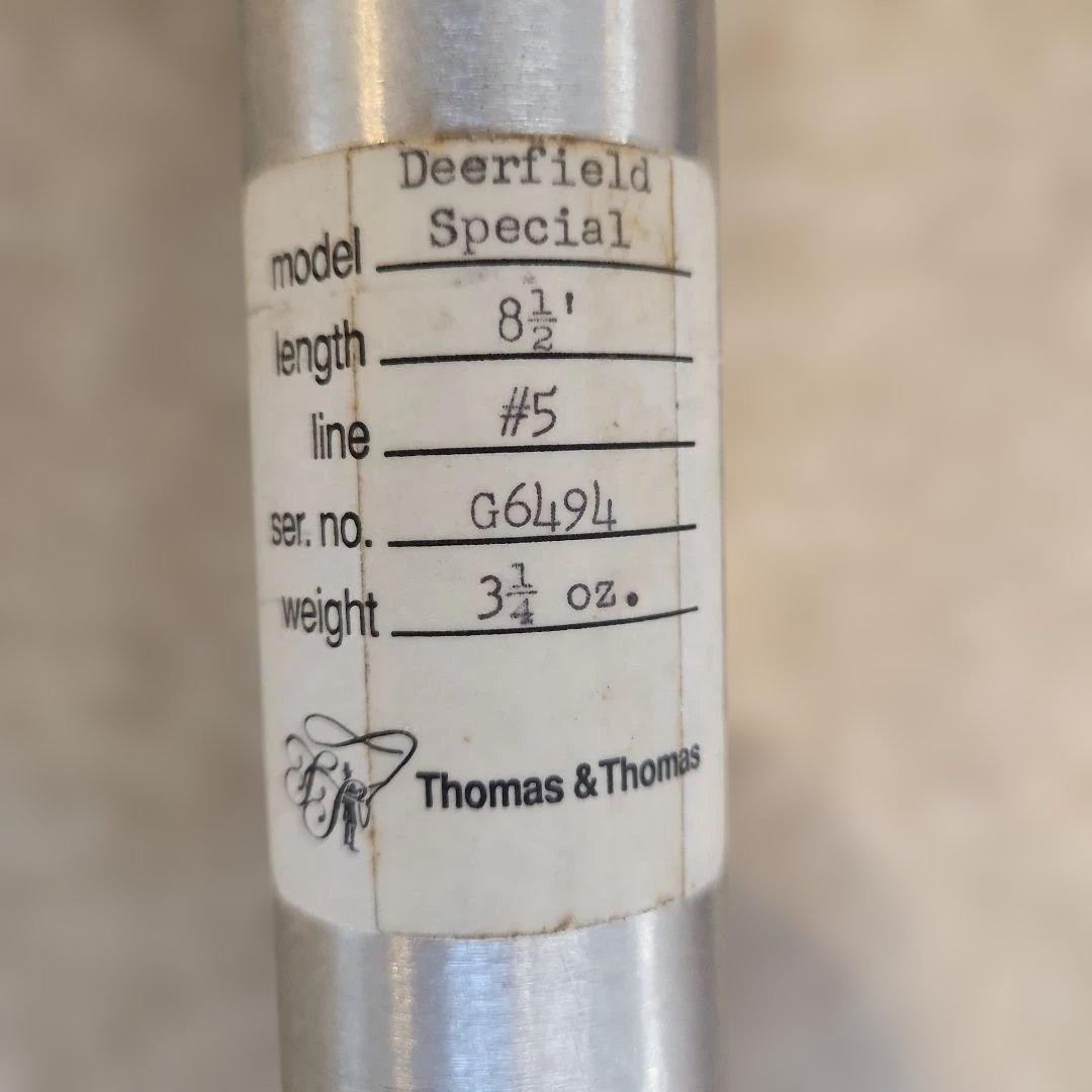 Thomas & Thomas Deerfield Special Fly Rod 8.5ft #5 Used with Guarantee