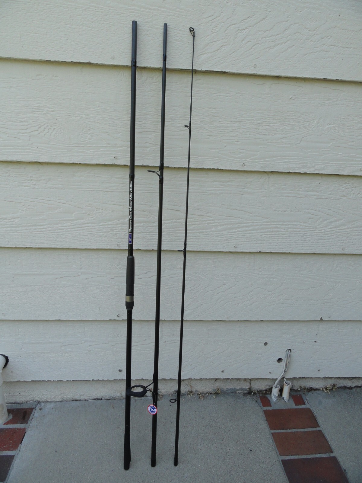 12′ &13′ Long Cast Carp Fishing Rod-3 Section Fishing Carbon Fiber Comfort Grip！