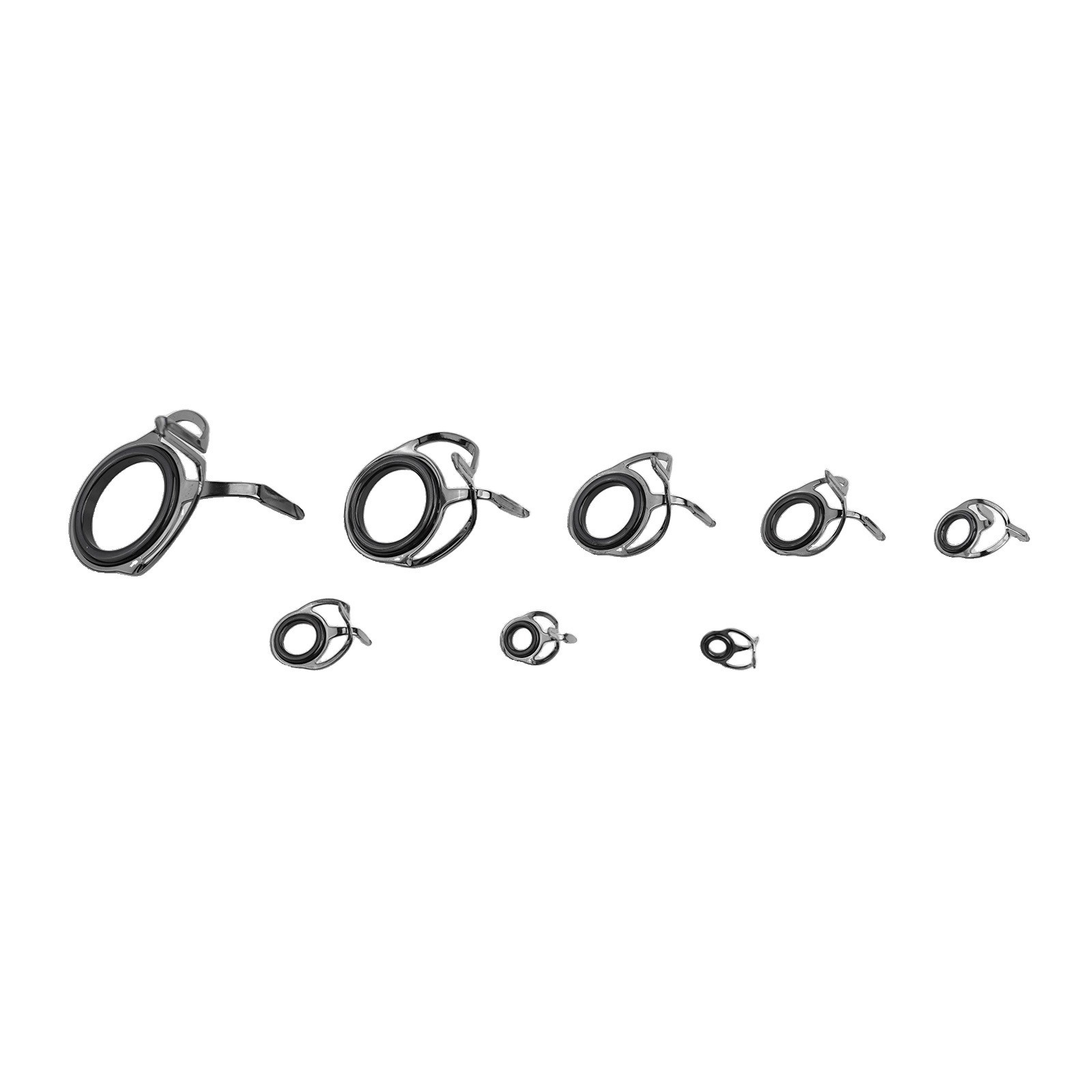 Complete Repair Kit of Fishing Rod Guide Rings 40/45Pcs Set with Fish Box