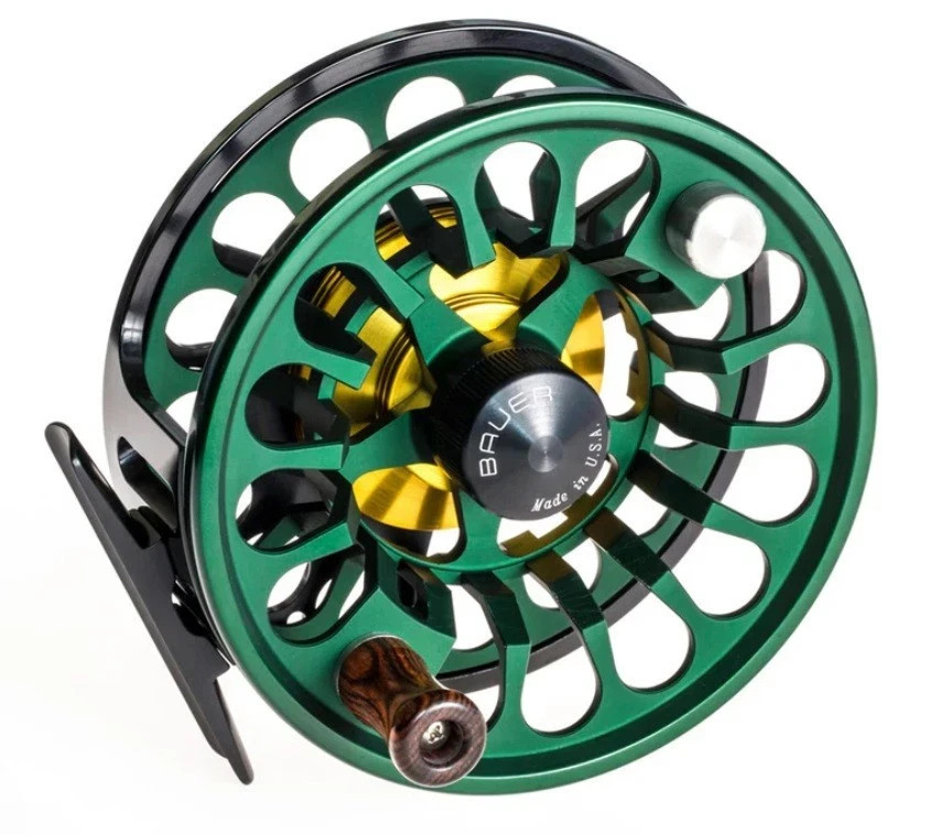 NEW $1700 WINSTON PURE 2 9’0″ #5 WT. FLY ROD +BAUER RX-2 GREEN REEL +LINE OUTFIT