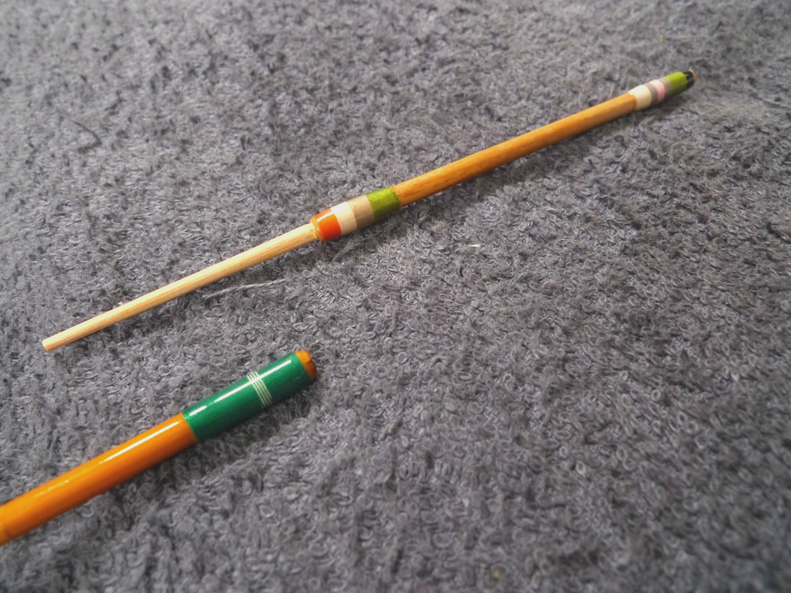 [Japanese Marutake flyrod] 6’7″ #3 3pc-unused ‘yatake bamboo’ flyrod