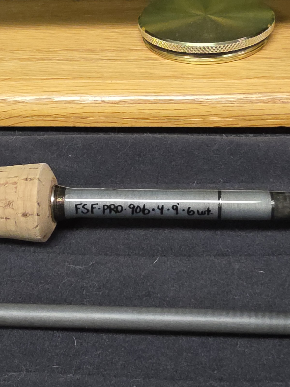 Fetha Styx Fsf Pro 906.4 9′ 6 wt. Fly Fishing Graphite Rod 4 Piece w/ tube