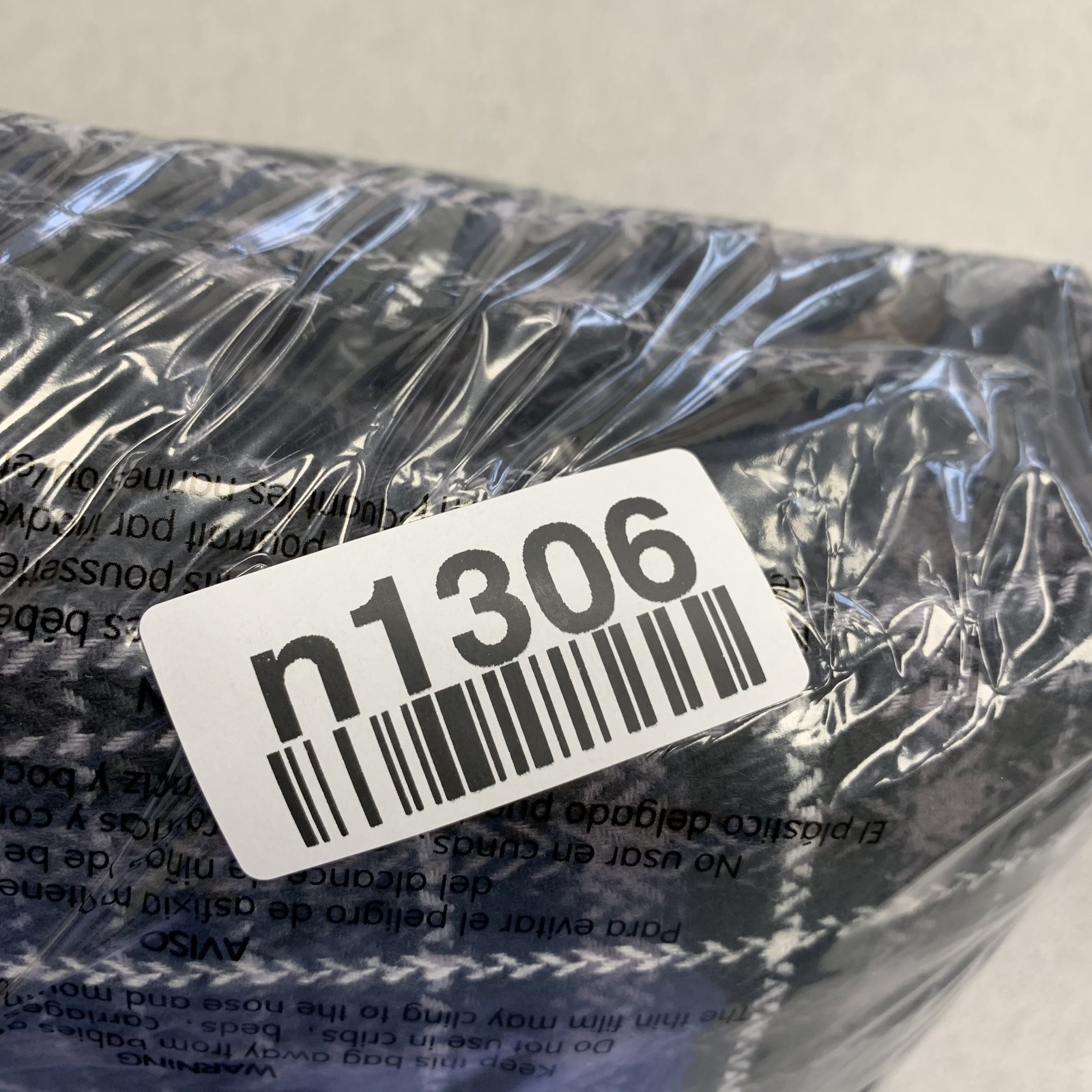Orvis Men’s S Classic Plaid Beefy Flannel Shirt S Black & Gray 100% Cotton n1306