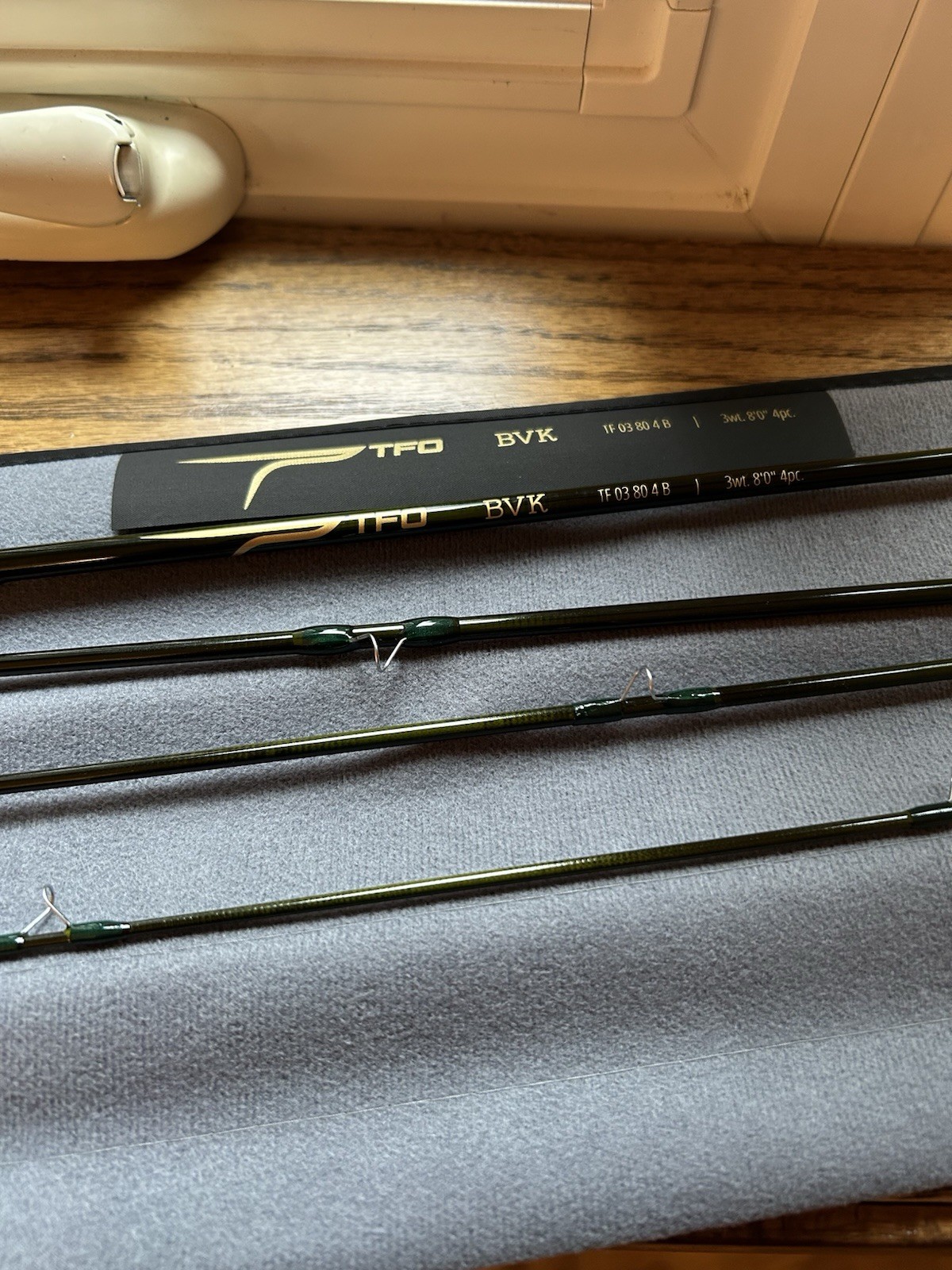 TFO Temple Fork Outfitters BVK 3wt 8′ Rod