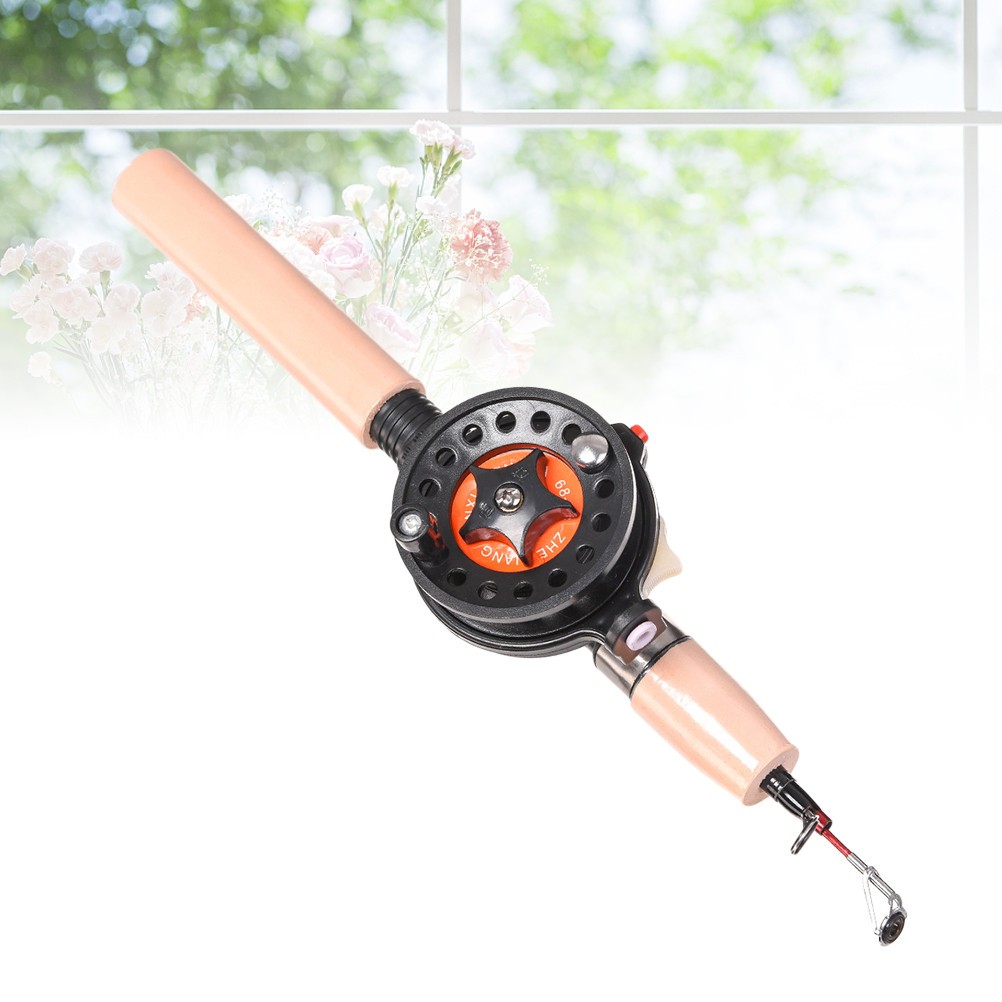 60cm Portable Telescopic Winter Fishing Rod Fish Hand Fishing Tackle Pole Set