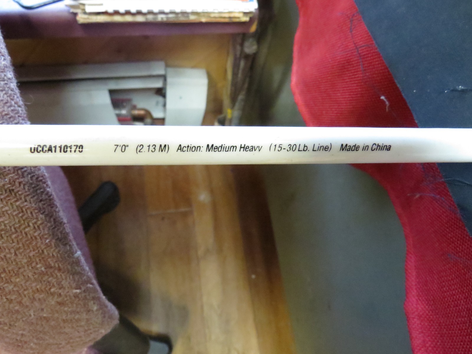 SHAKESPEARE CATFISH 7′ UGLY STICK SPINNING ROD One Piece, Very Nice!