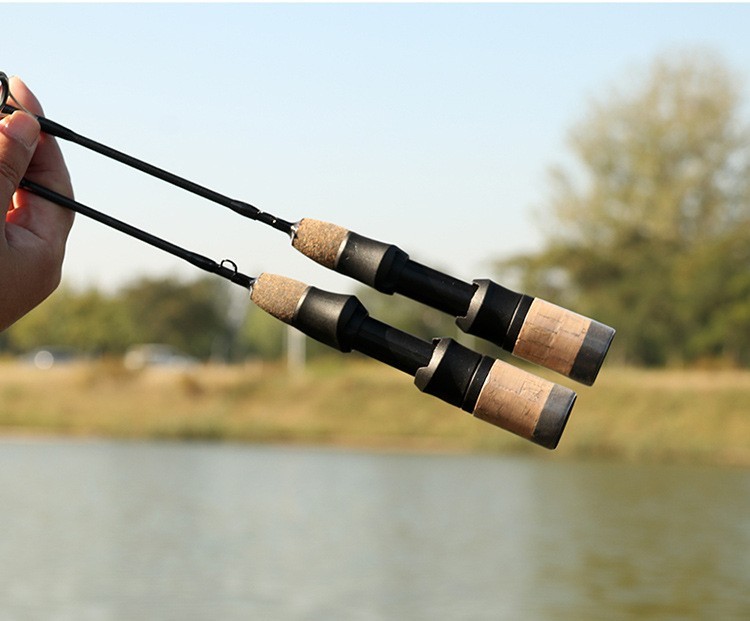 Ice Fishing Rod Carbon Fiber Fast Action Casting Spinning Travel Rod Carp 60cm