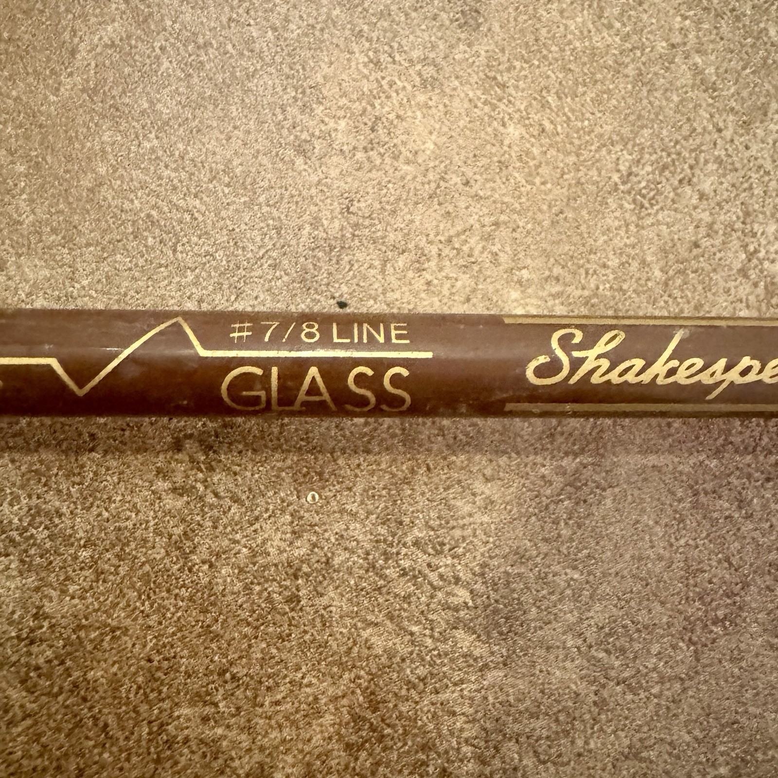 Shakespeare ITCO Fiber Glass Fly Fishing Rod Pole FY 12R 8ft Long 7 8 Fiberglass