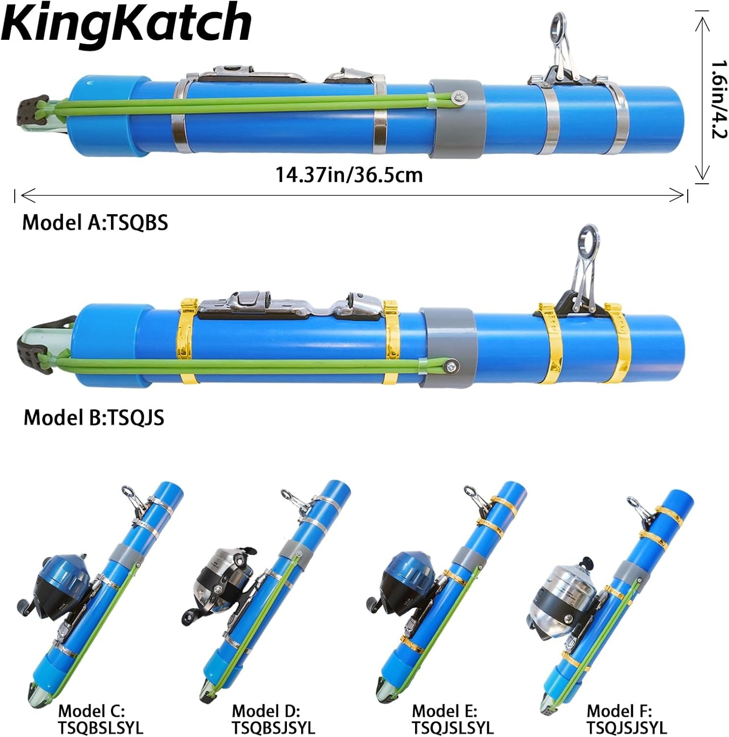 Portable Fishing Catapult Rod Durable & Lightweight Telescopic Lure & Bait