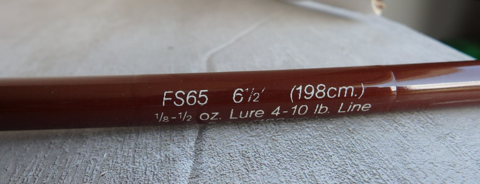 Vintage FENWICK FS65 Spinning 6’6″ Rod made in USA- 4-10 lb test