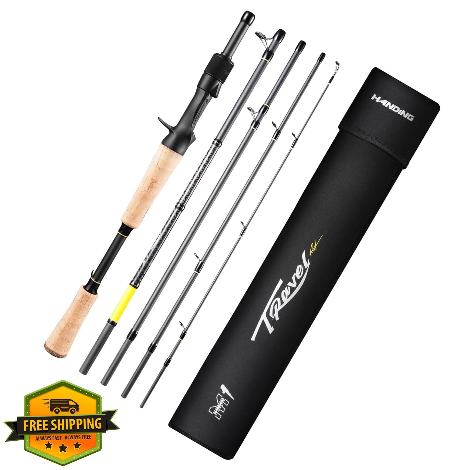 handing Travel Rod Casting 6′ Medium 5pcs