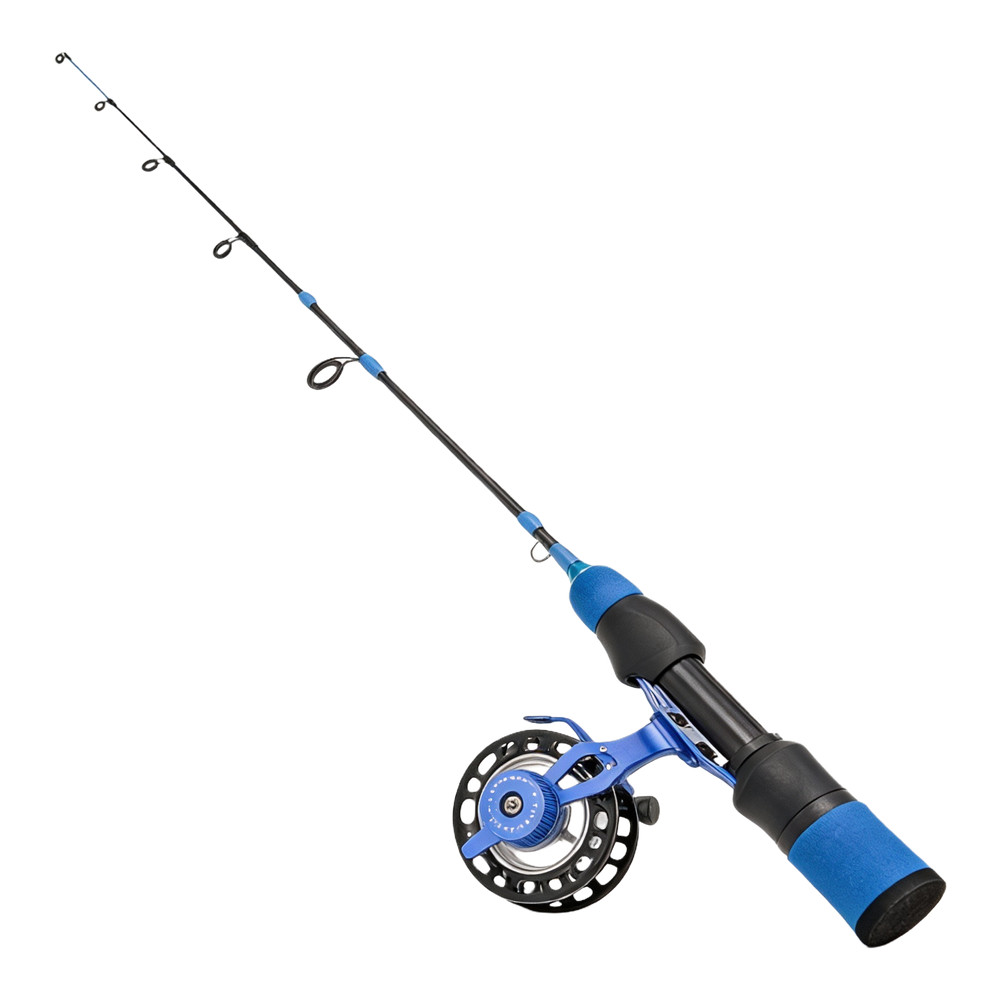 57cm Short Carbon Ice Fishing Rod Three Tip Sections Soft Tuning For Ice