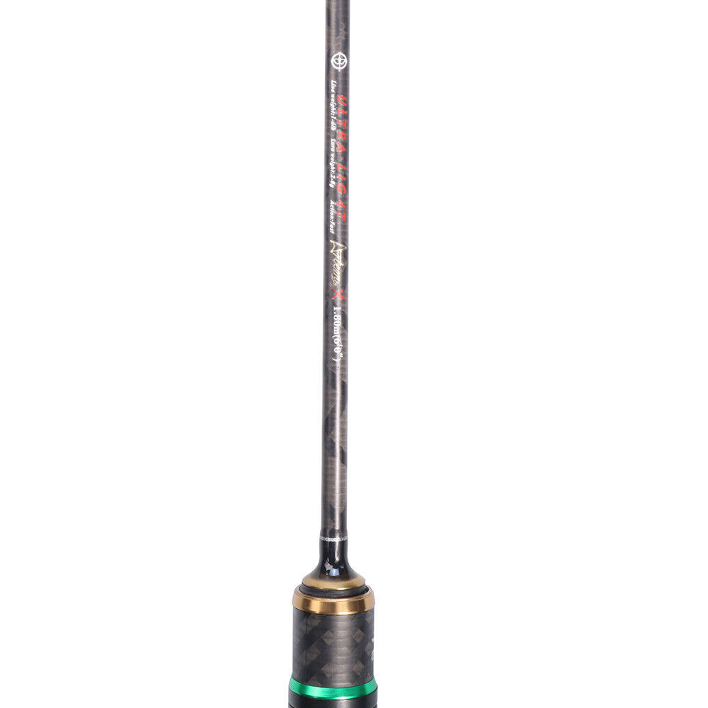 ArtemisX Spinning Fishing Rod 5’6” 6′ 6’6” 1-6lb Ultralight Carbon Trout Rod