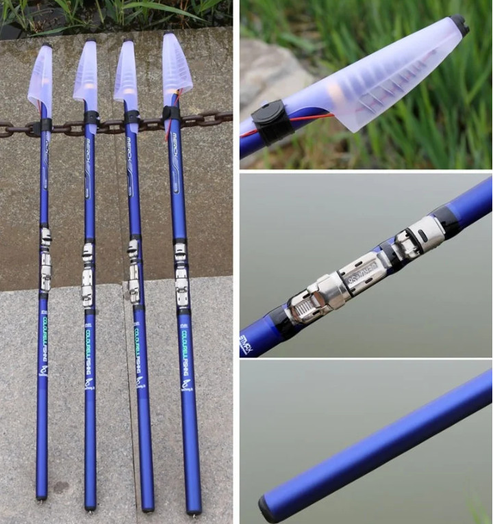 Telescopic Fishing Rods 3.6M-6.3M Carp Fishing Rods Hard Pole Carbon Fiber Rod