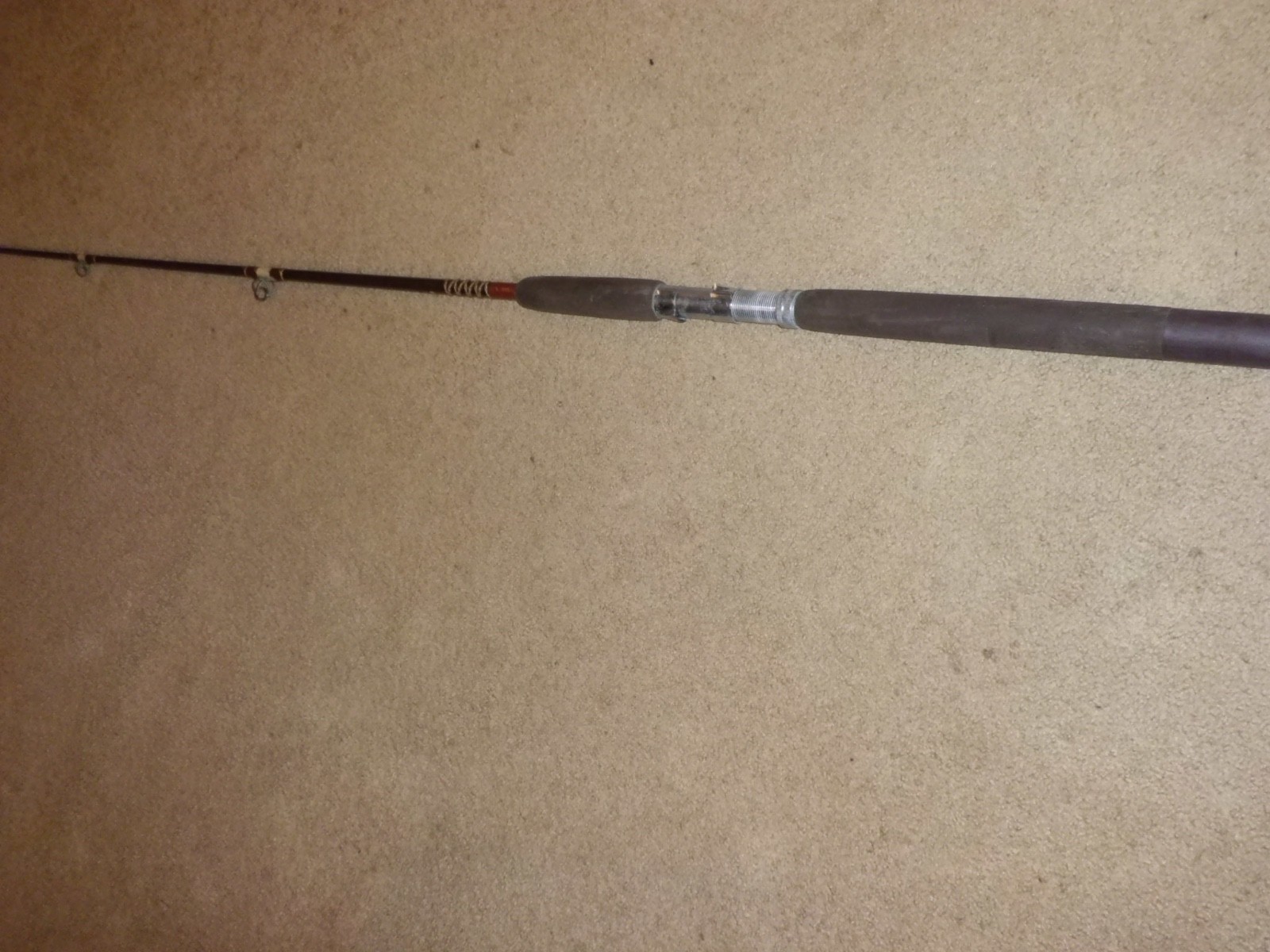 Vintage FENWICK Conventional 7′ Rod- USA w/ Roller Tip Guide