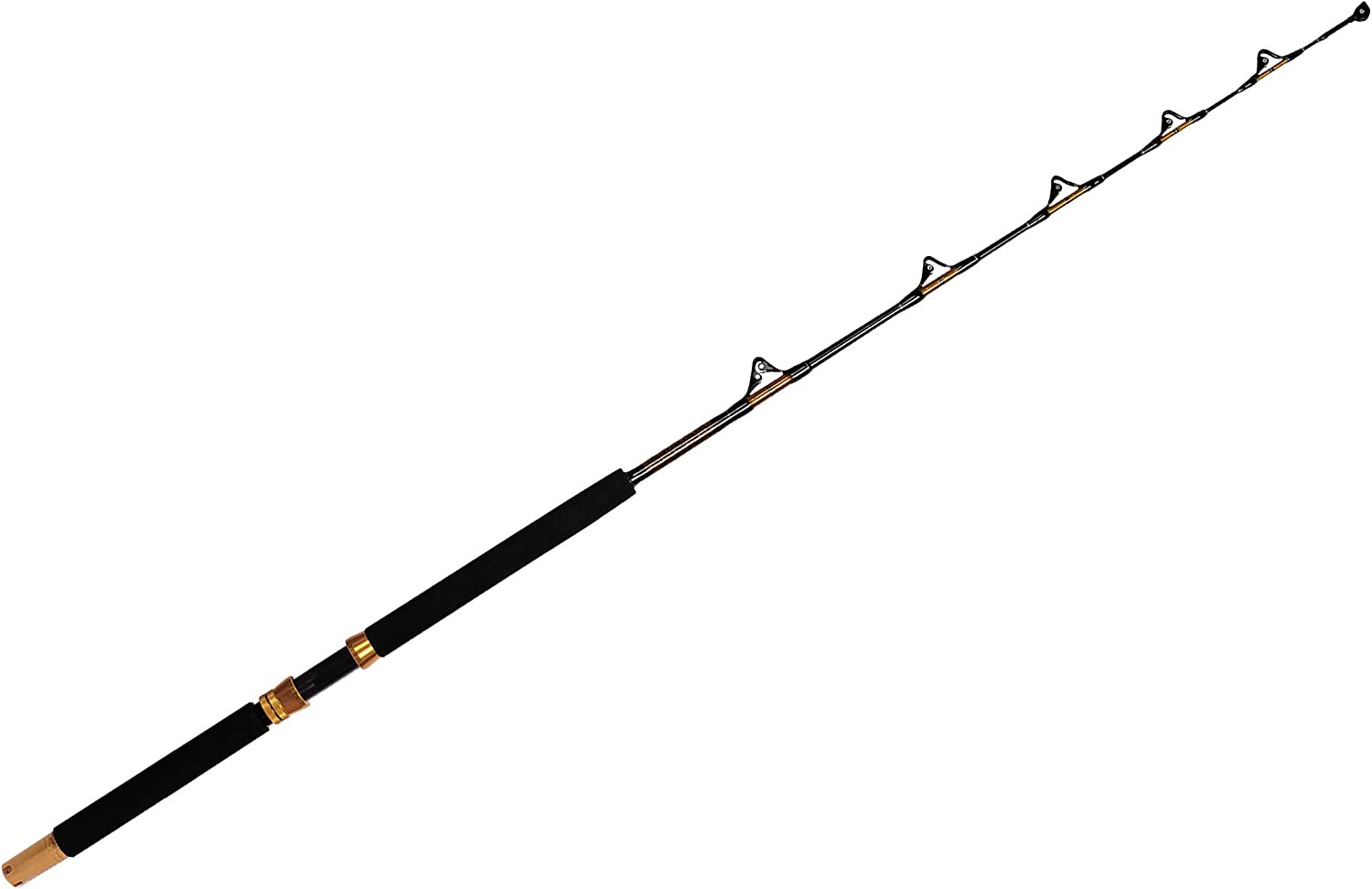 1-Piece/2-Piece Saltwater Offshore Heavy Trolling Rod Big Game Roller Rod Conven