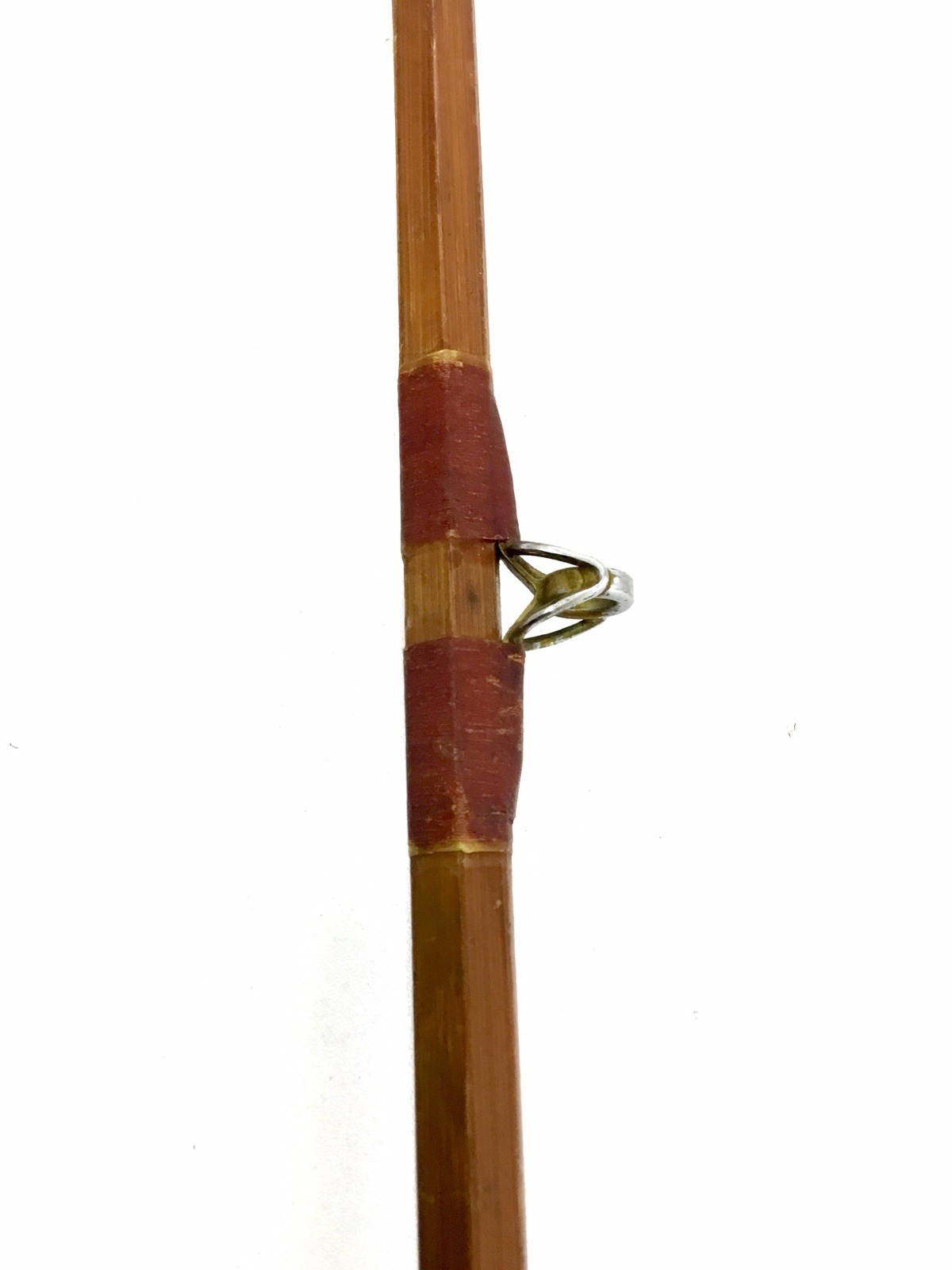 Vintage Montague Bamboo Hexagon 6 ft Boat Rod 1 Piece Heavy Collectible Decor