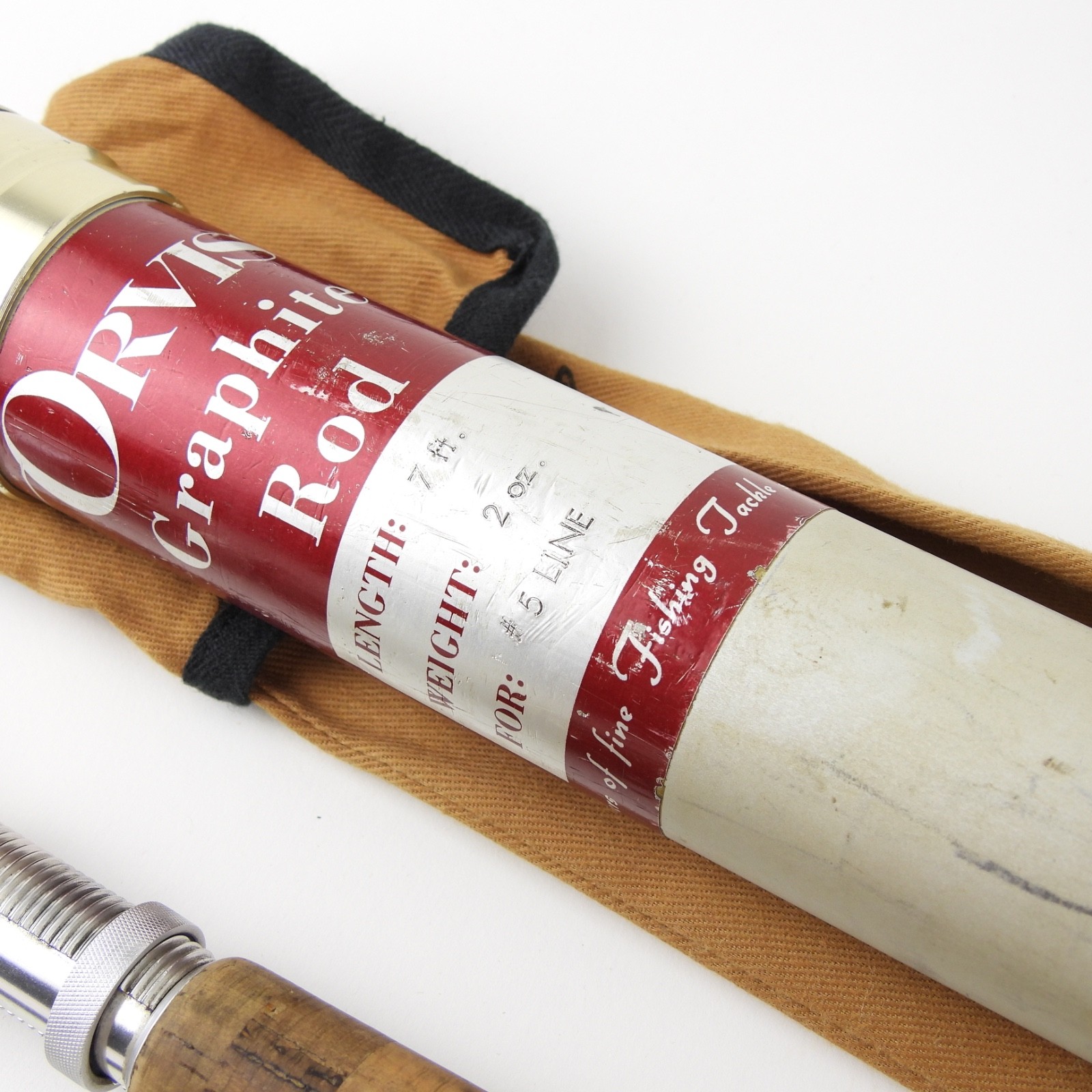 Orvis Graphite “The Otter” Fly Fishing Rod. 7’ 5wt. W/ Tube & Sock.