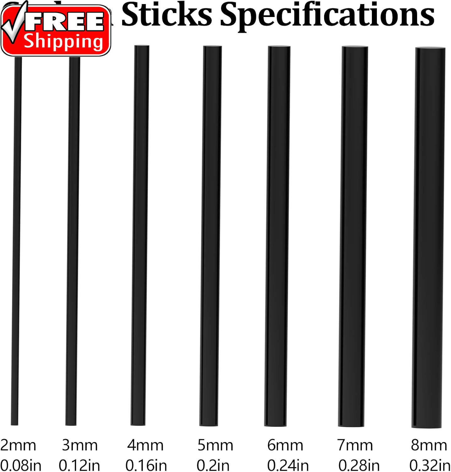 Fishing Rod Repair Kit Complete with Accesssories, Carbon Fiber Stick Fishing Po