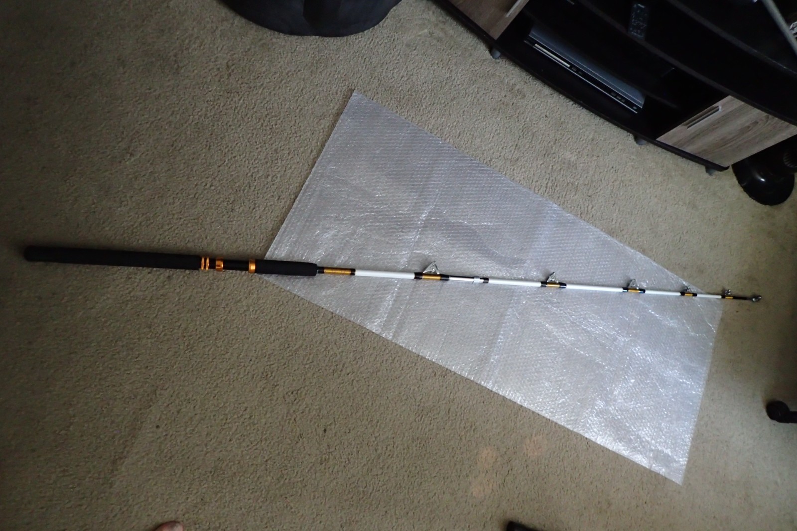Heavy Saltwater Trolling Rod Conventional Boat Fishing YIYI Pole 210cm 100-200lb