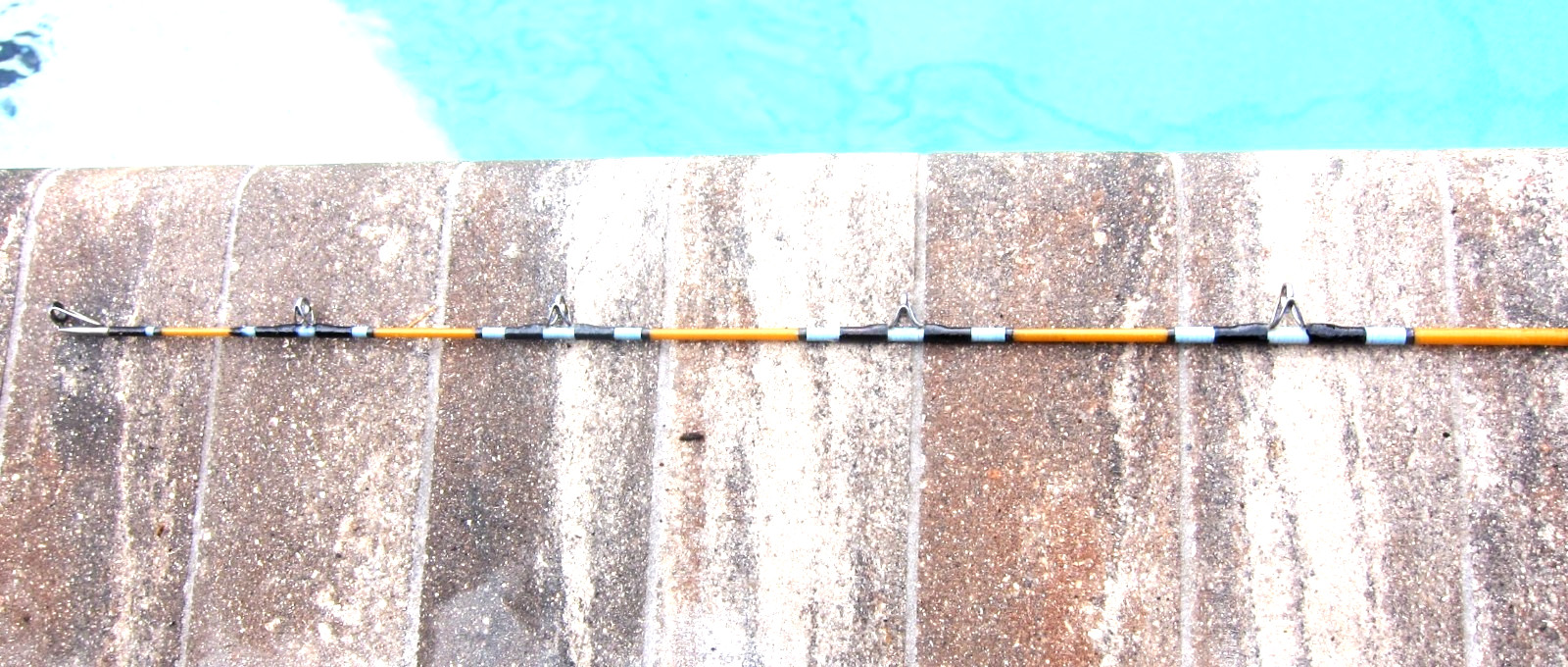 Vintage Custom SABRE Live-Bait Stand-Up Rod: 7’6″; 15-30lb – USED COND!!! a