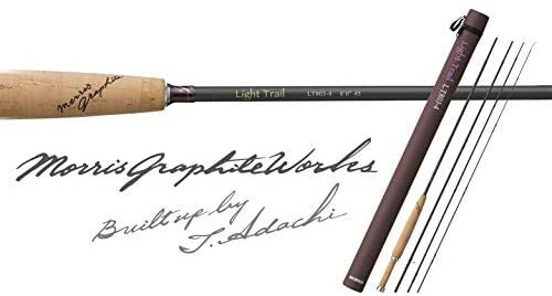 MORRIS Graphite Works Light Trail LT 764-6 Trout Fly rod Toshio Adachi 7’6″ 6pcs