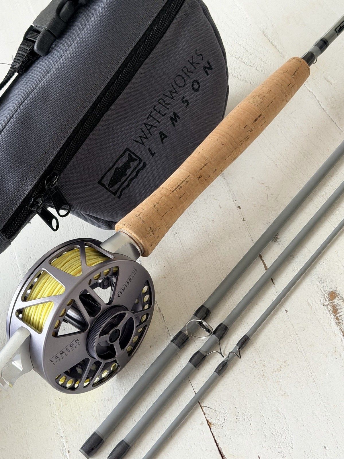 **BEAUTIFUL**🔥WATERWORKS LAMSON CENTER AXIS 5wt. 9’ft Fly Rod ~LEDENDARY~🔥