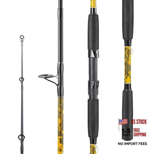 2-Piece Carbon/Glass Composite Spinning & Casting Fishing Rods