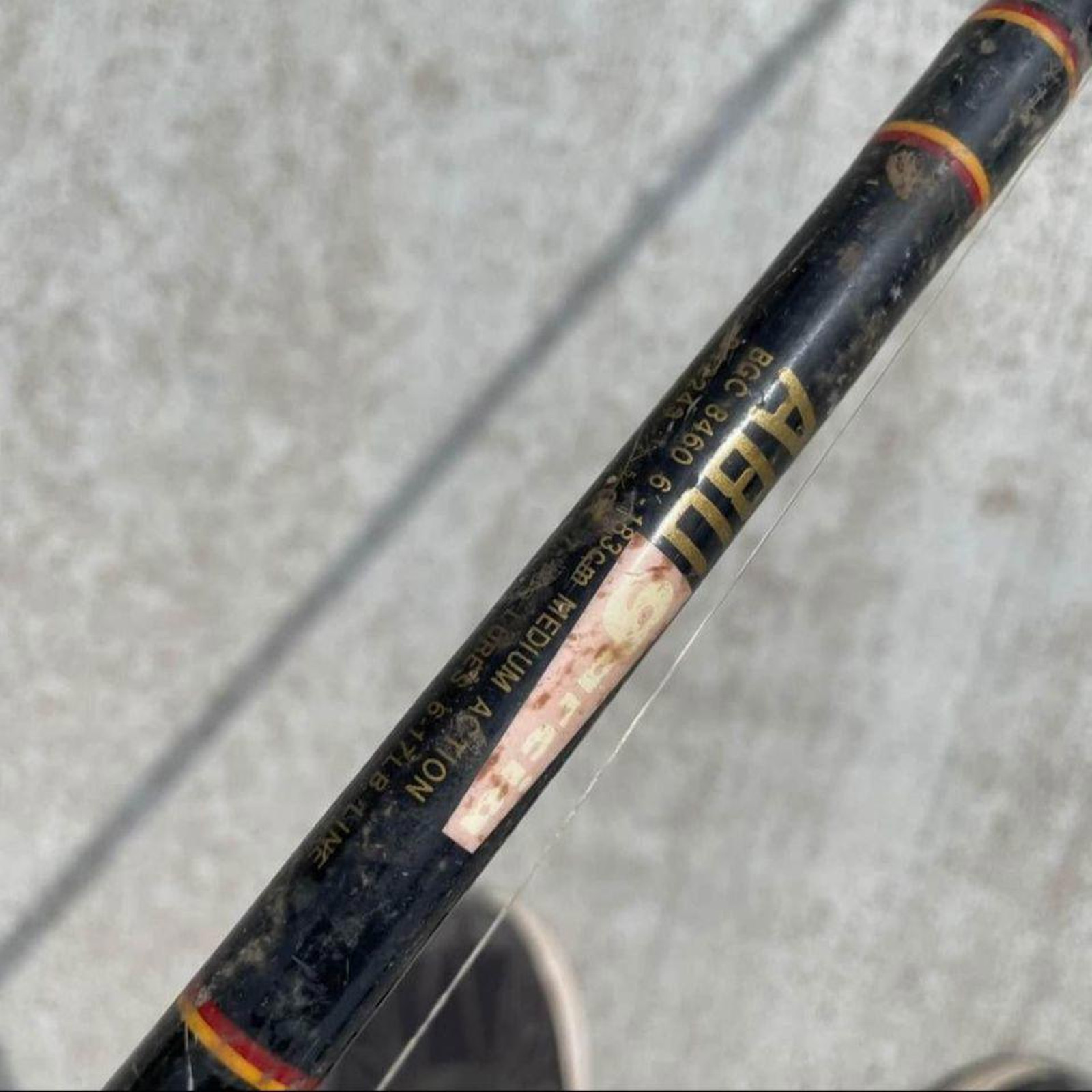 Shakespeare SC 15 Reel with Abu Garcia BGC 8460 Medium Action Rod Pole – LHN