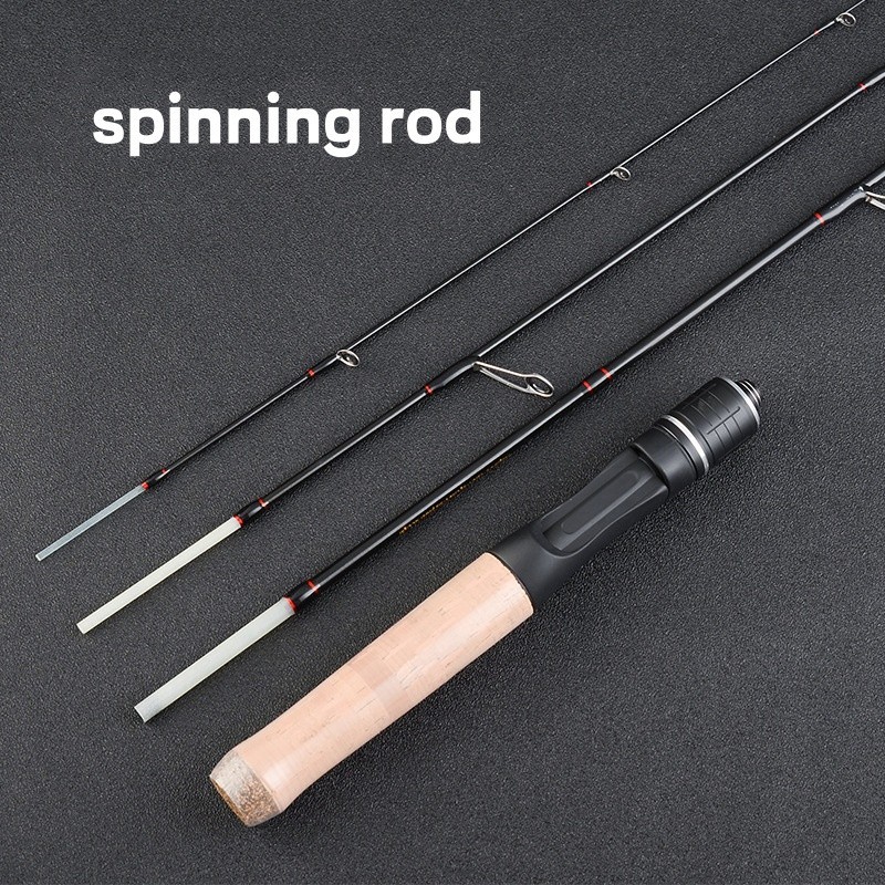 Fishing Rod Ultra Light Travel Spinning/Casting Rods Carbon Fiber Pole 4 Section