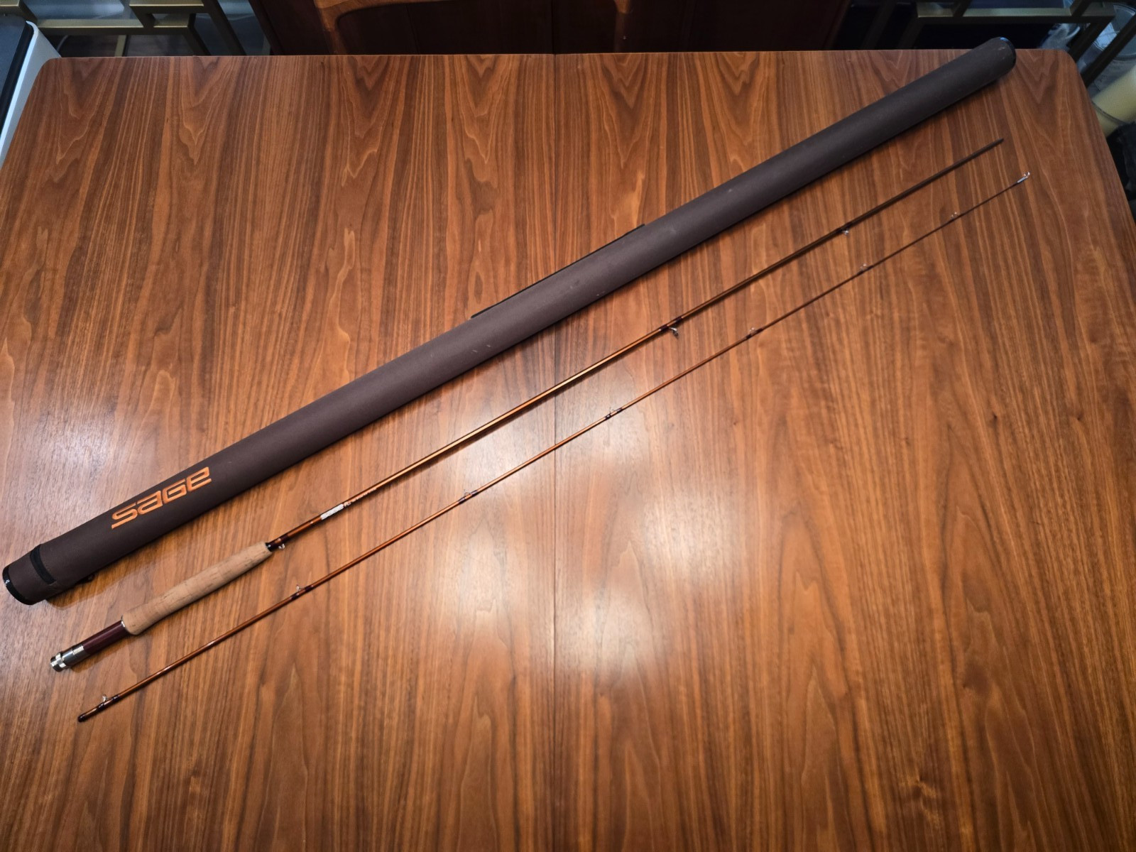Sage FLi Model 586 Fly Fishing Rod – 8’6” – 5wt 2 piece – 3 7/17 ounces w/ Tube