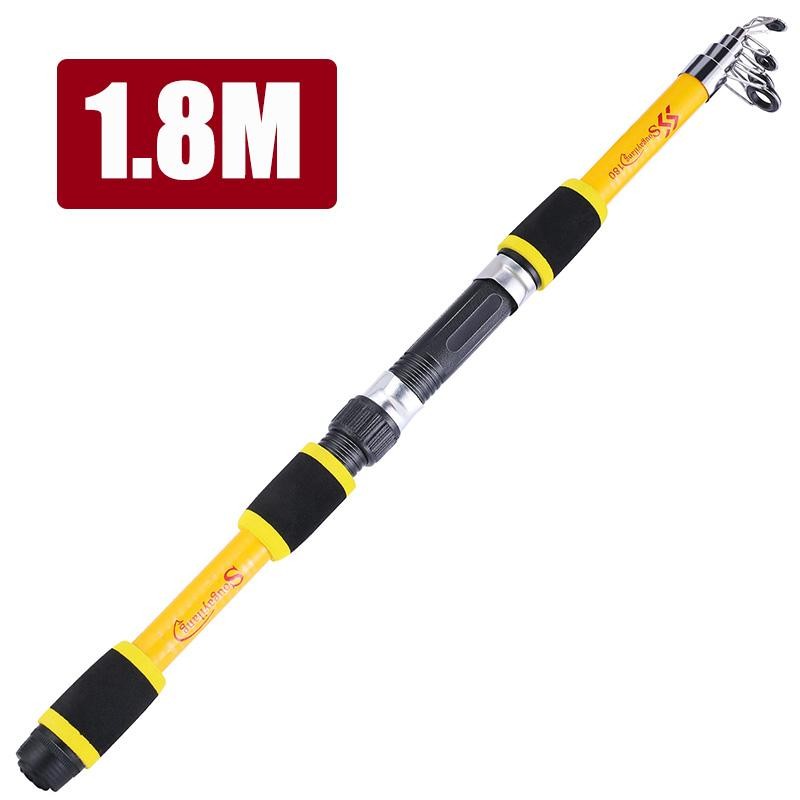 Sougayilang 1.8m Spinning Fishing Rod M Power Children Fishing Rod Telescopic Ro
